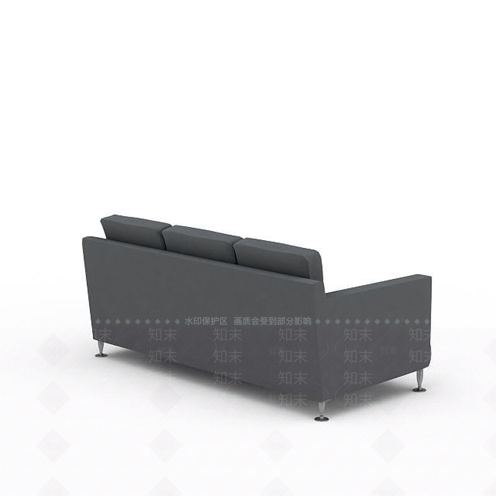 现代双人沙发3D模型下载【ID:1198095406】