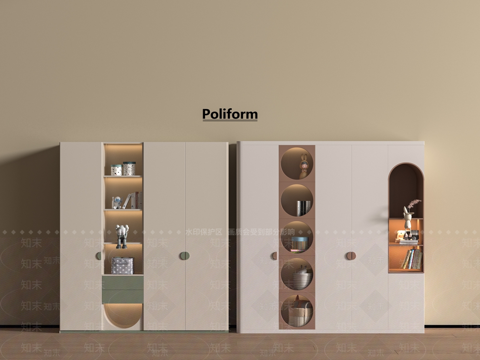 衣柜3D模型下载【ID:1198100479】