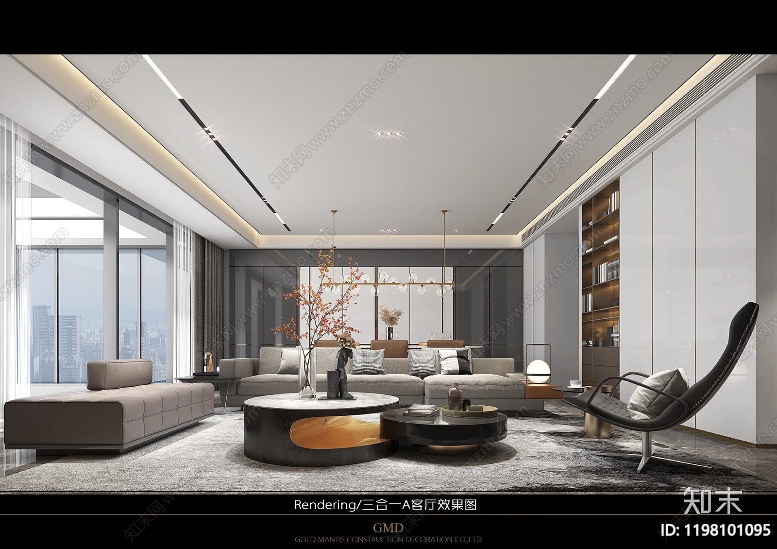 现代样板间下载【ID:1198101095】