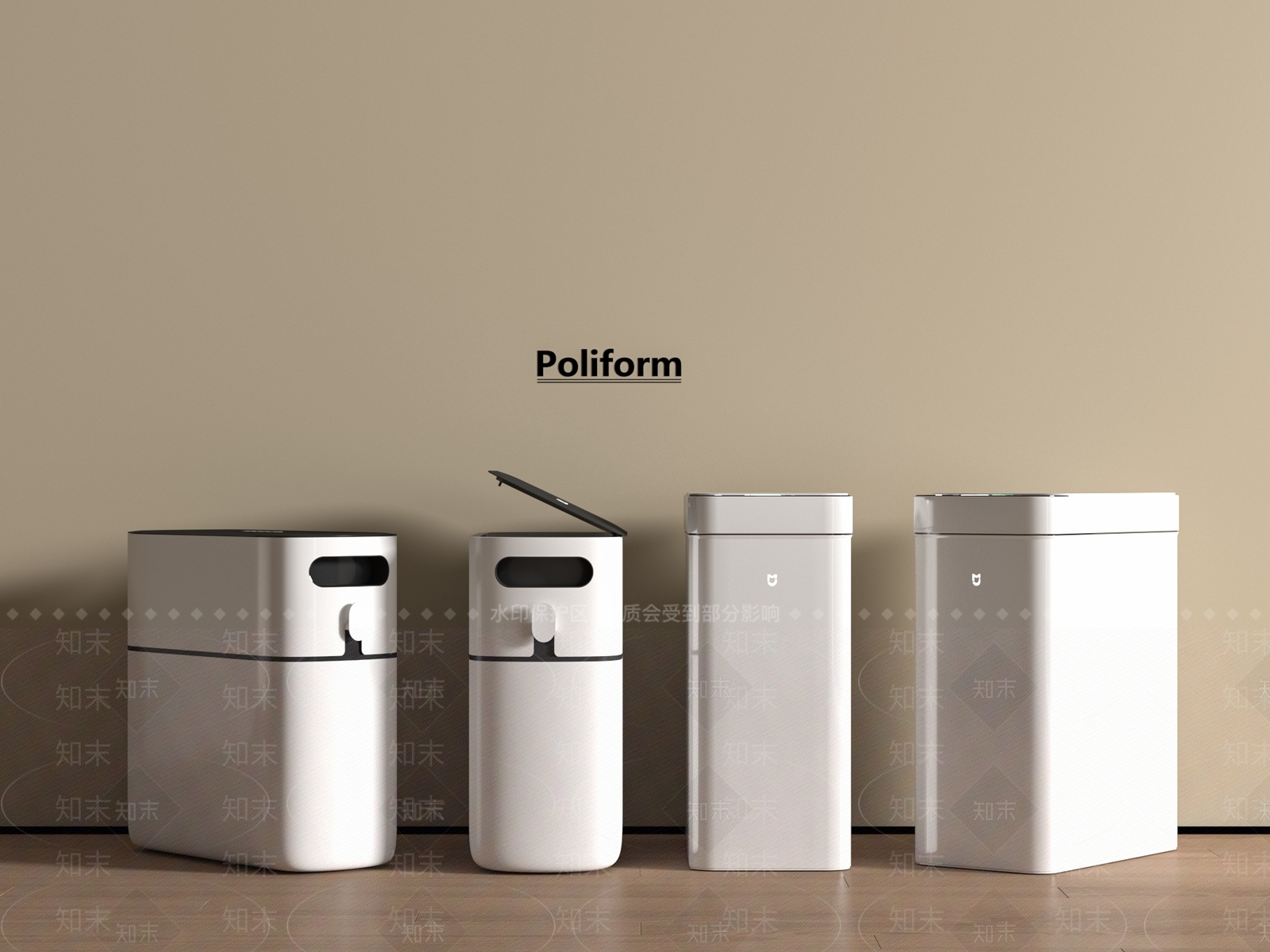 现代垃圾桶SU模型下载【ID:1198103351】