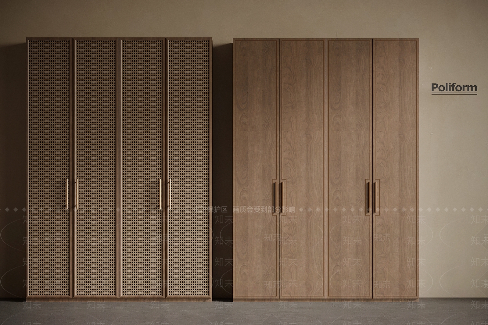 新中式衣柜3D模型下载【ID:1198104571】