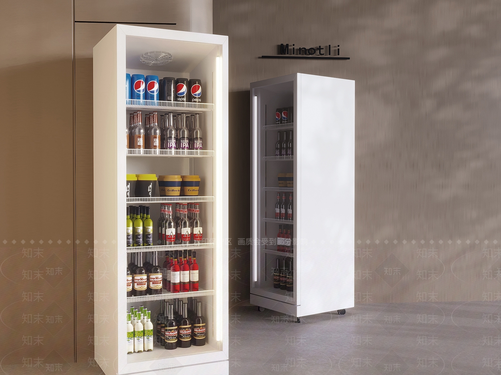 冰柜SU模型下载【ID:1198109684】