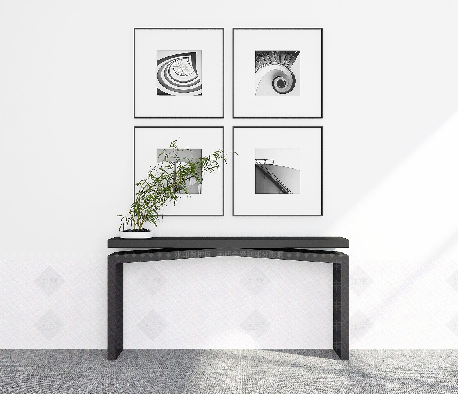 现代挂件3D模型下载【ID:1198110691】