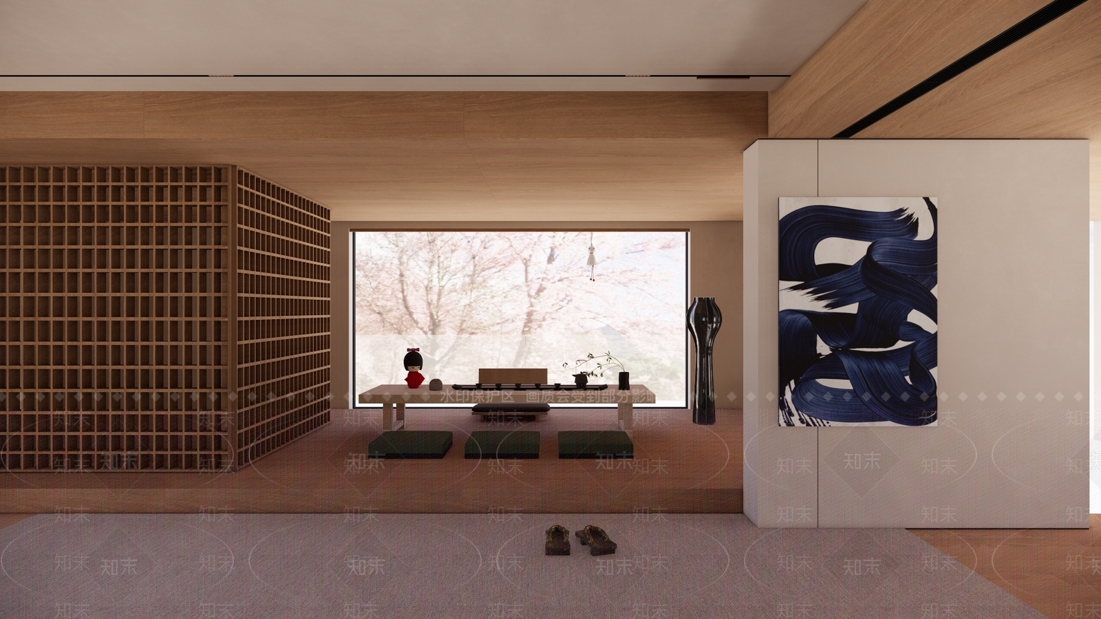 中式茶室SU模型下载【ID:1198110968】