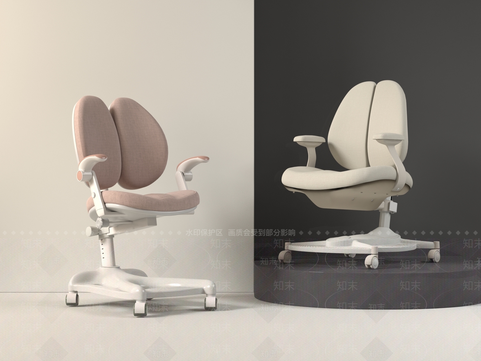 现代儿童椅3D模型下载【ID:1198113713】