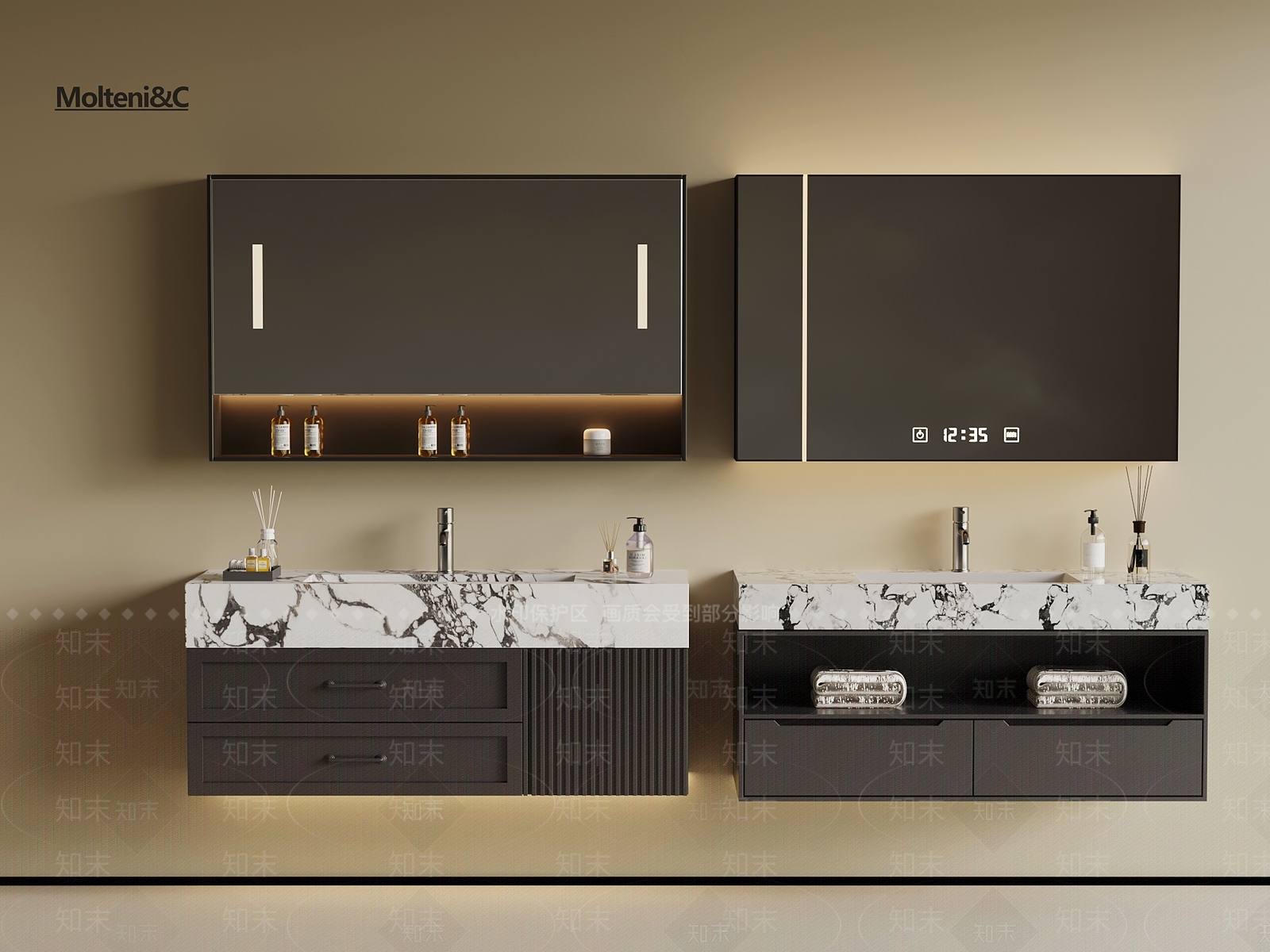 浴室柜3D模型下载【ID:1198114393】