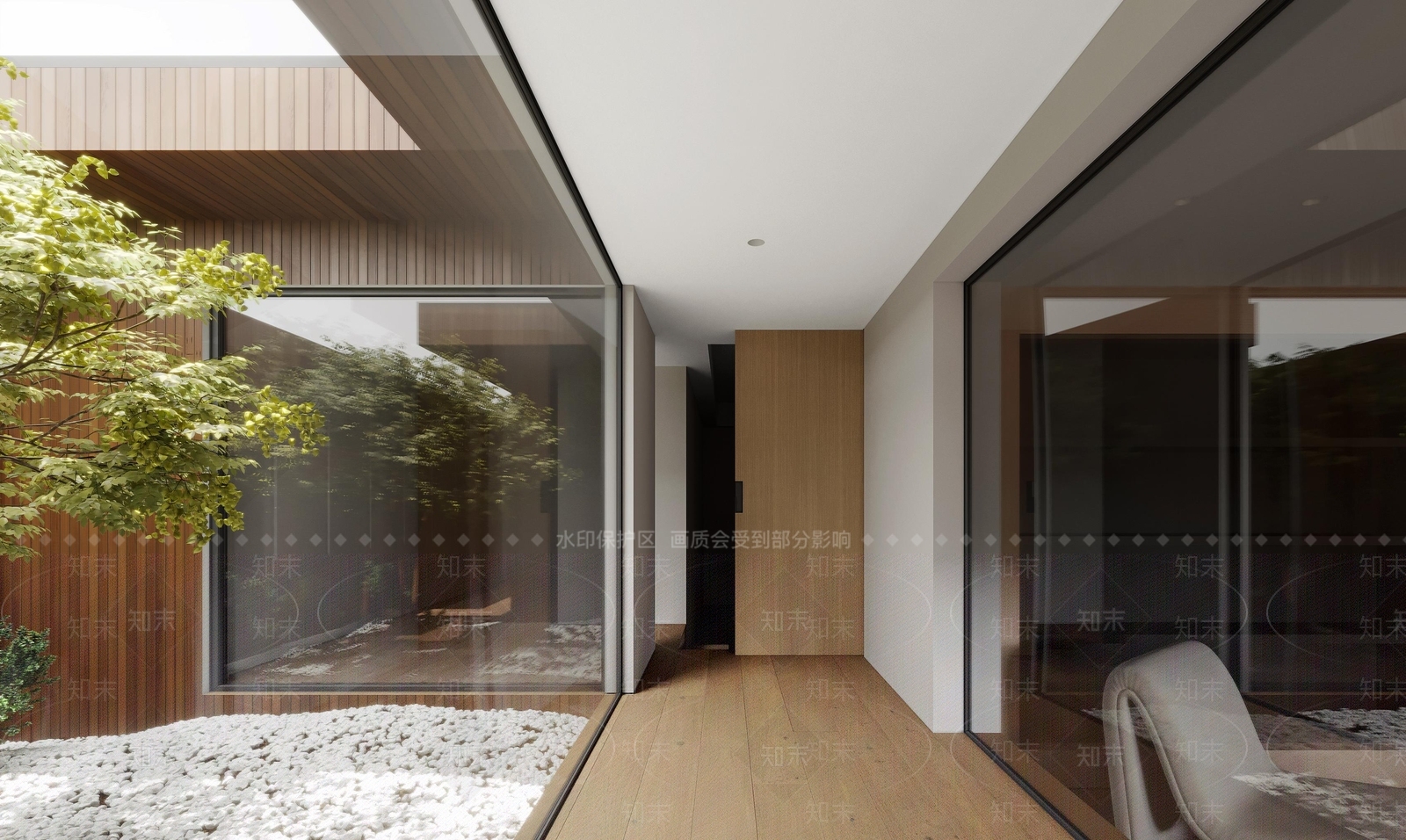 现代室内景观3D模型下载【ID:1198114977】