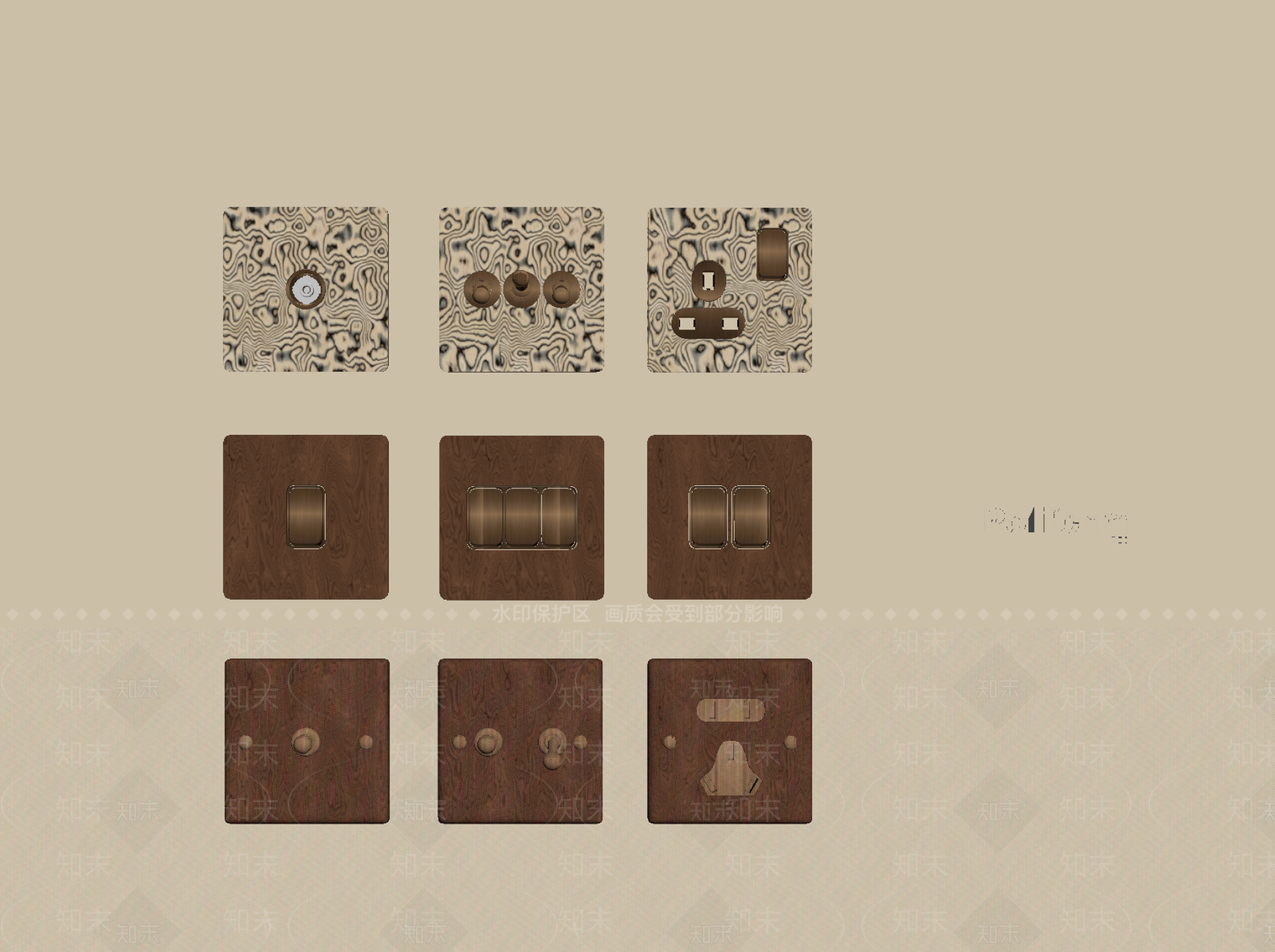 开关插座SU模型下载【ID:1198115125】