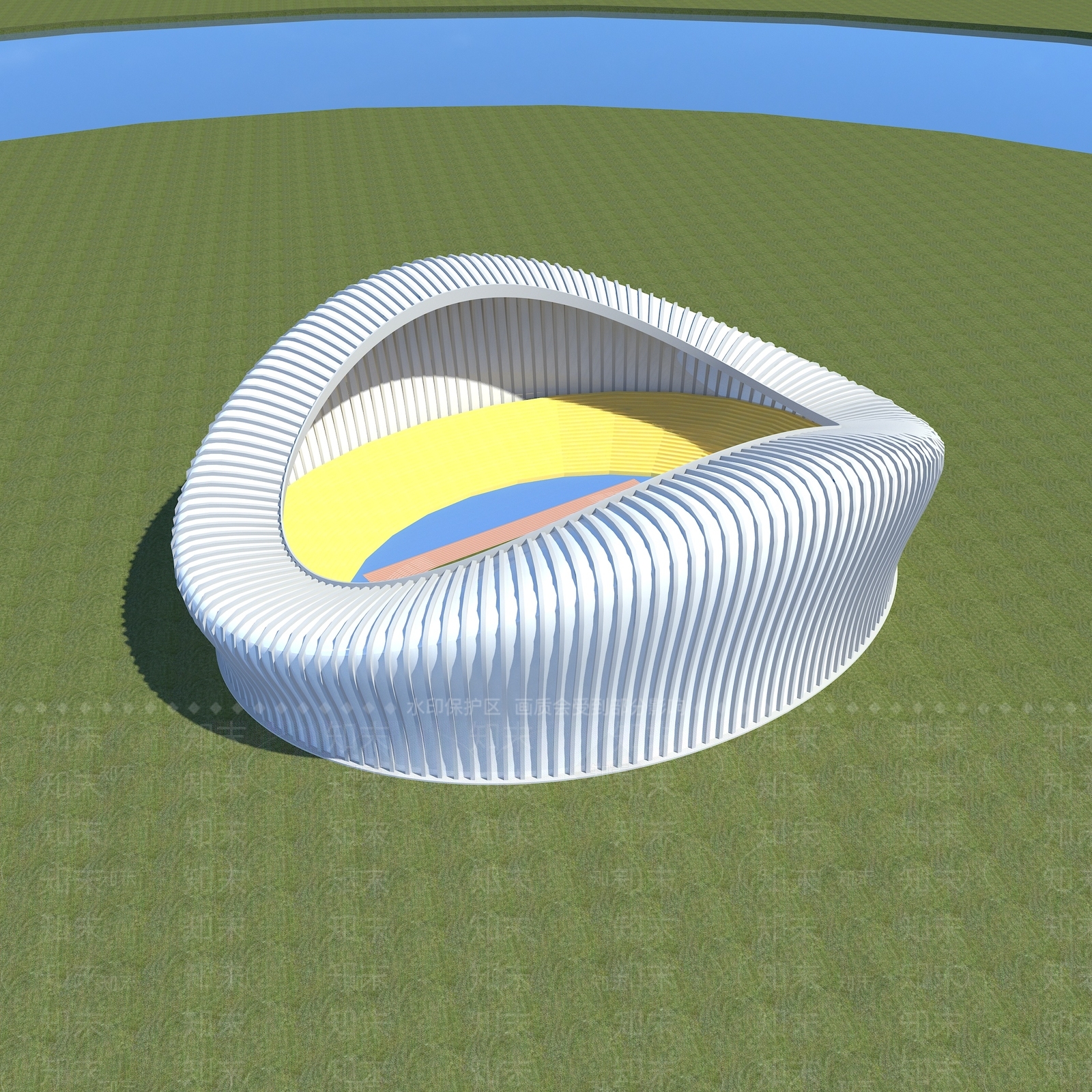 现代活动中心3D模型下载【ID:1198115510】