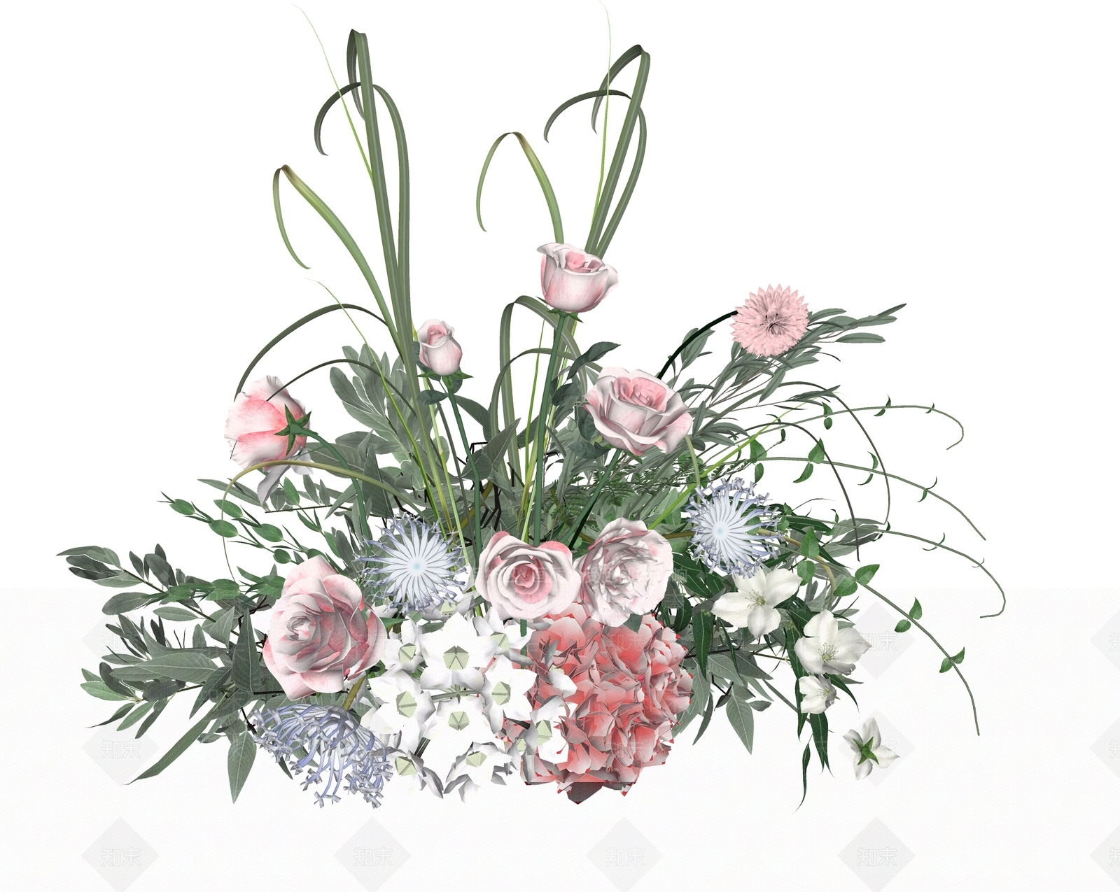 花草SU模型下载【ID:1198121884】