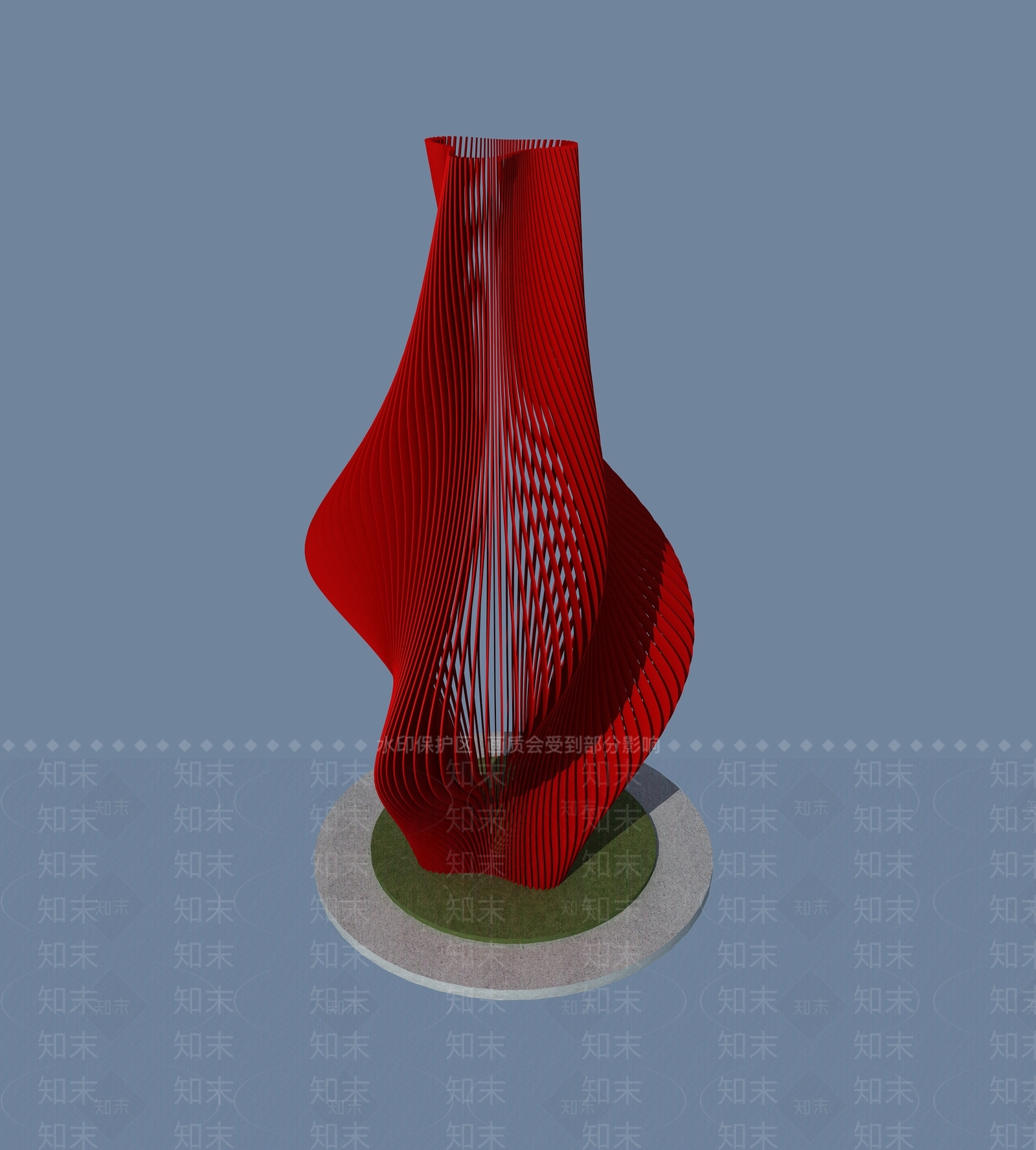 现代景观雕塑3D模型下载【ID:1198123961】
