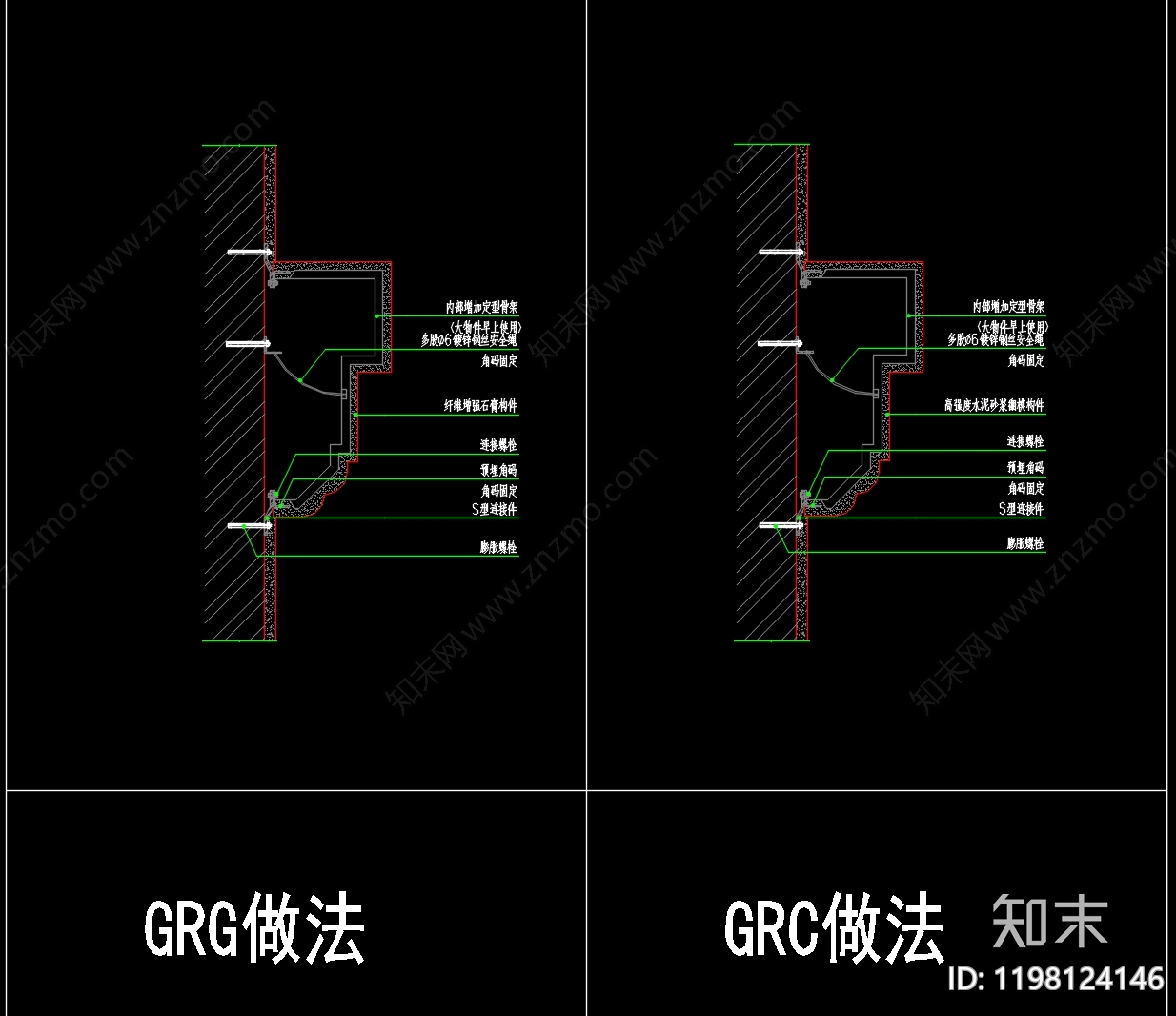 现代收口节点施工图下载【ID:1198124146】