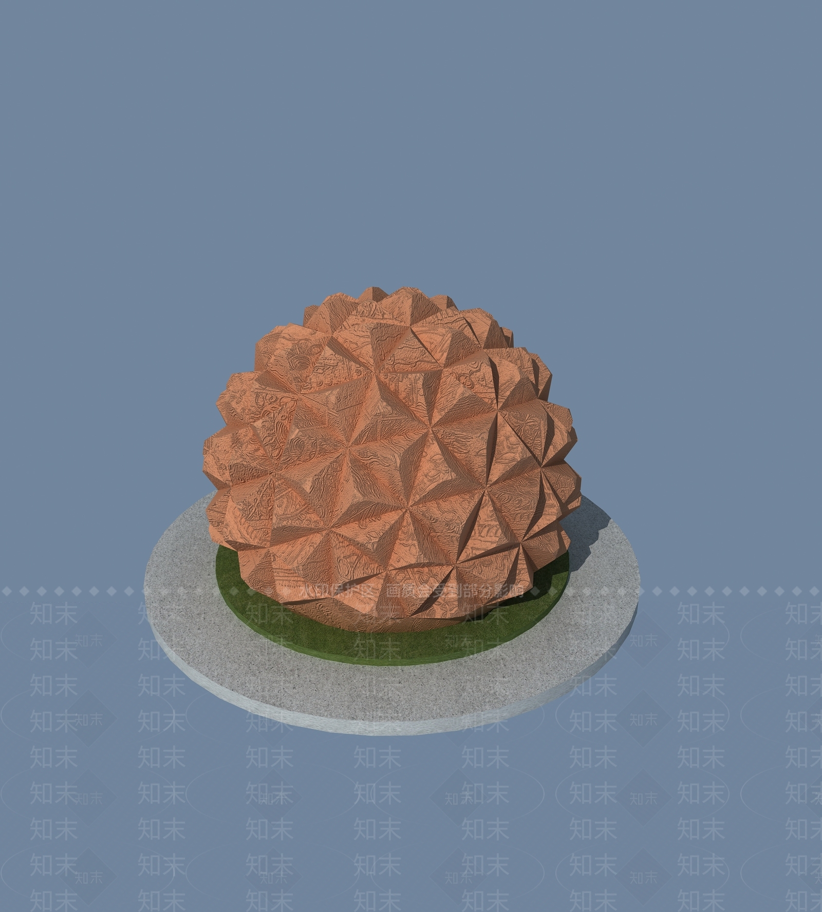 现代景观雕塑3D模型下载【ID:1198124269】