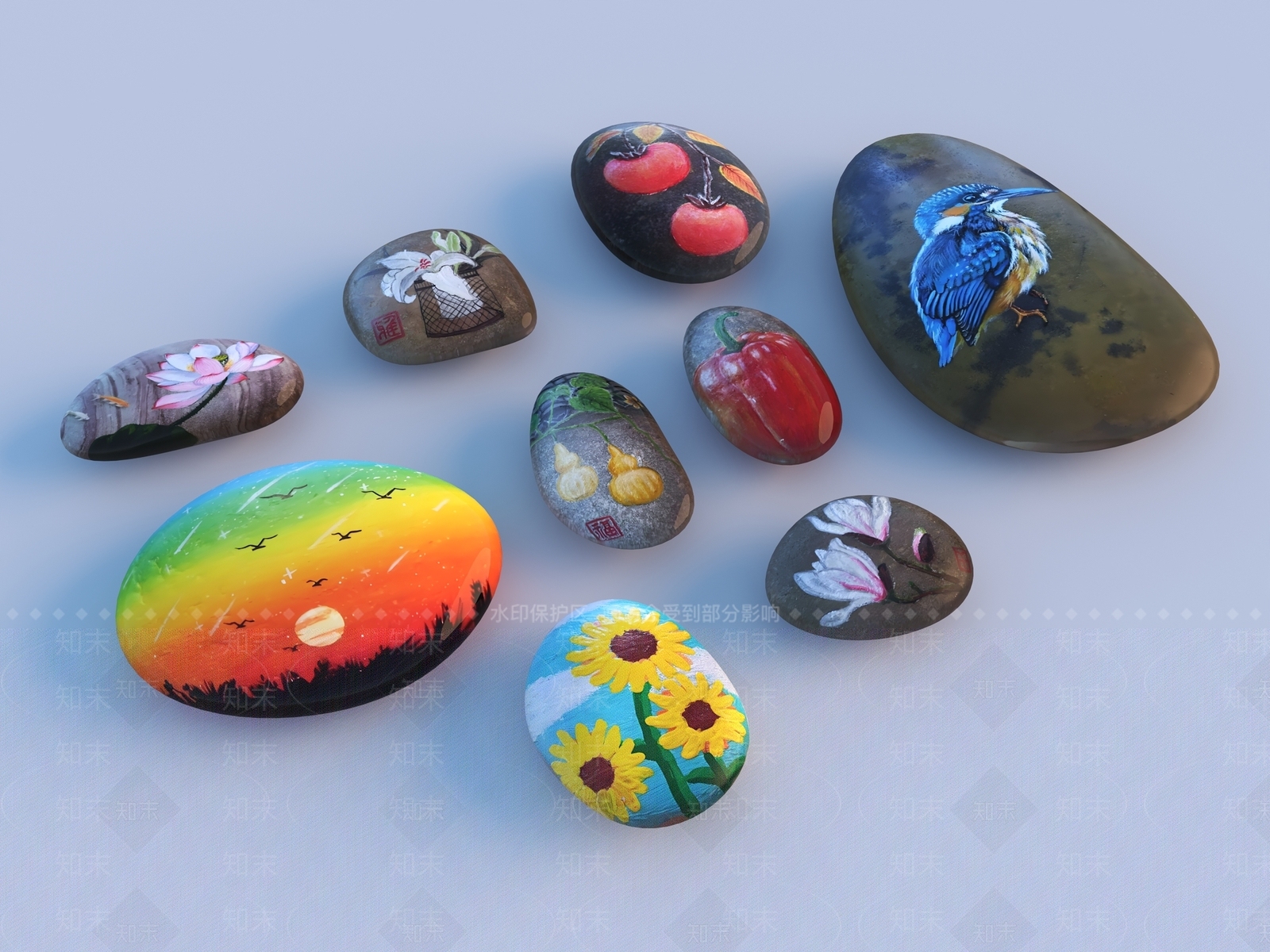 现代石头3D模型下载【ID:1198124304】