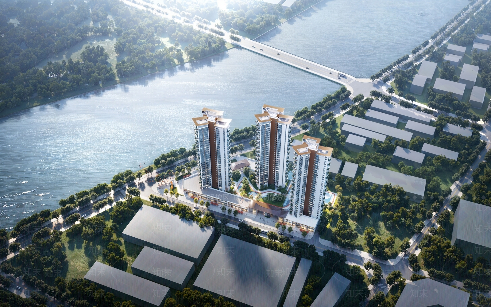 现代简约高层住宅SU模型下载【ID:1198125417】
