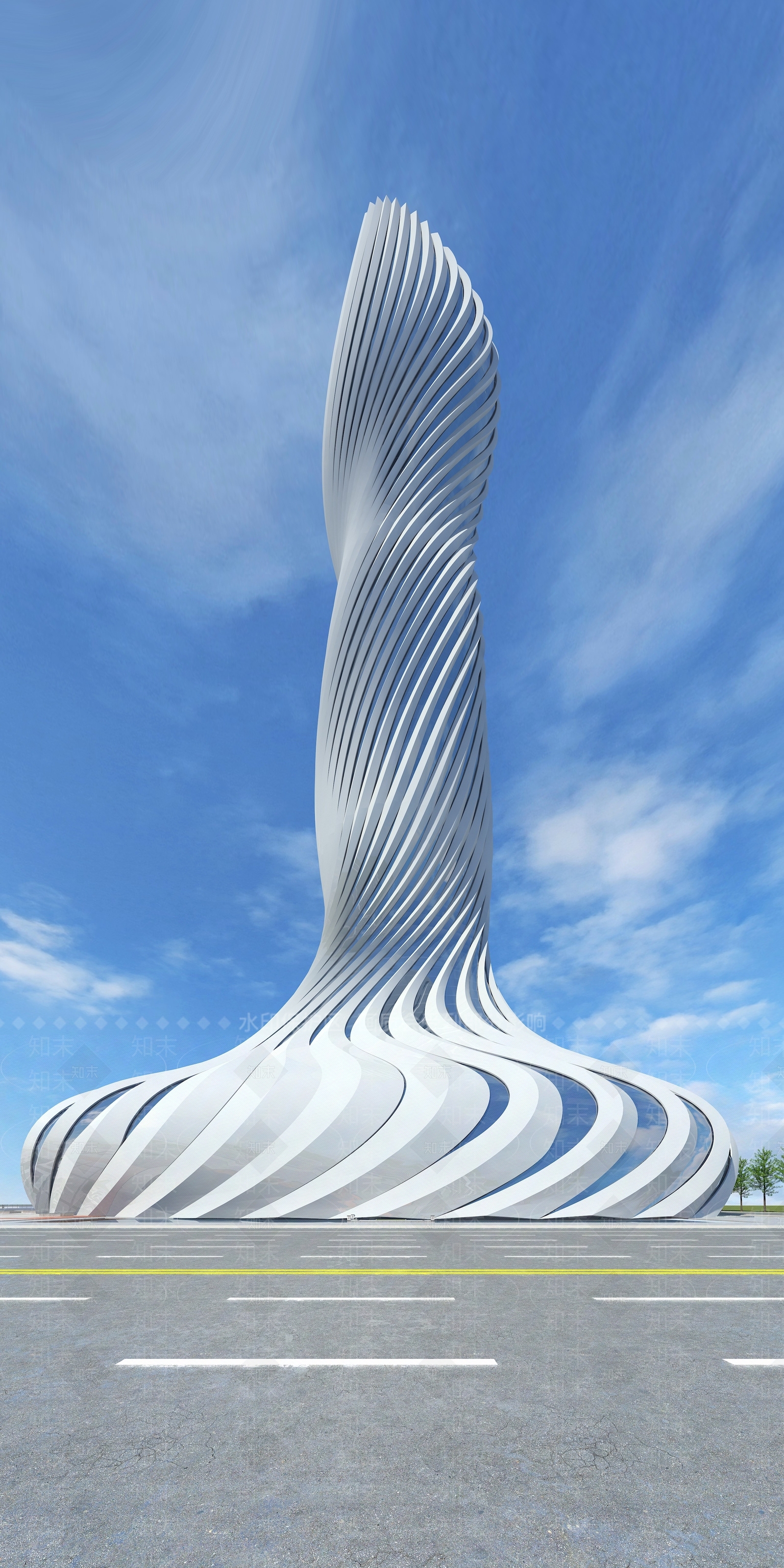 现代艺术风格建筑3D模型下载【ID:1198126297】