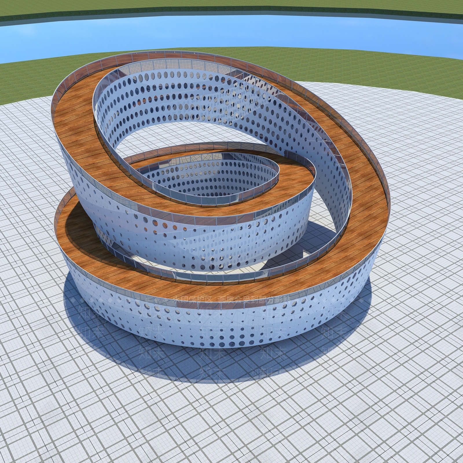 现代美术馆3D模型下载【ID:1198127372】