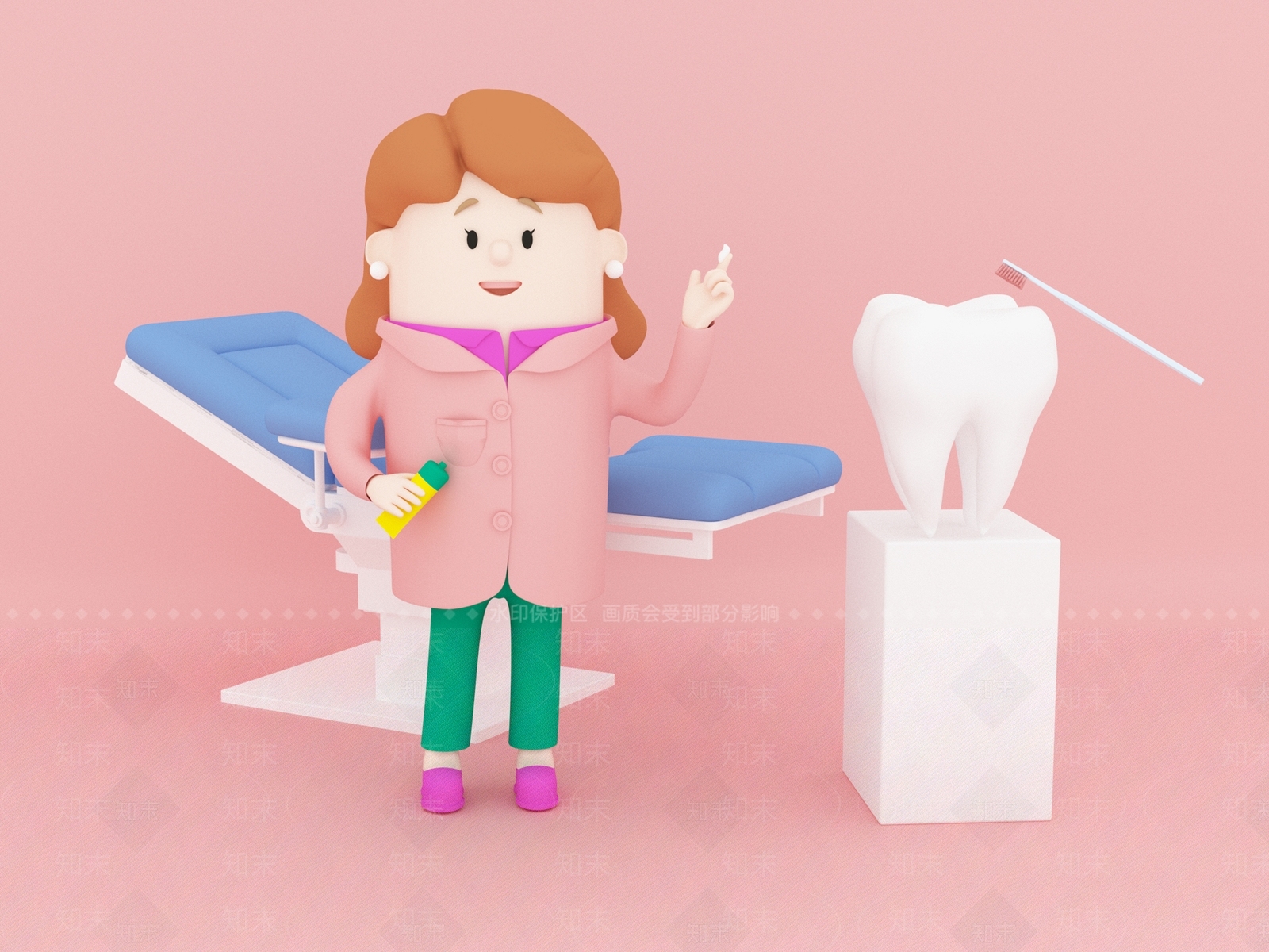 虚拟人物3D模型下载【ID:1198130168】