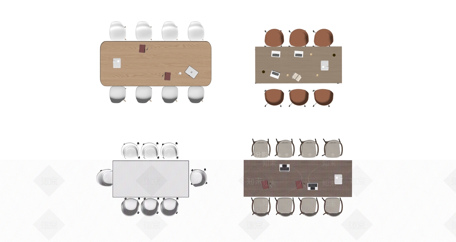 现代会议室SU模型下载【ID:1198147230】