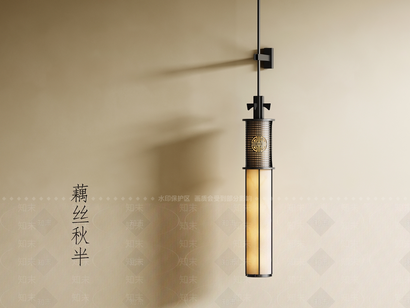 新中式中式壁灯3D模型下载【ID:1198149495】