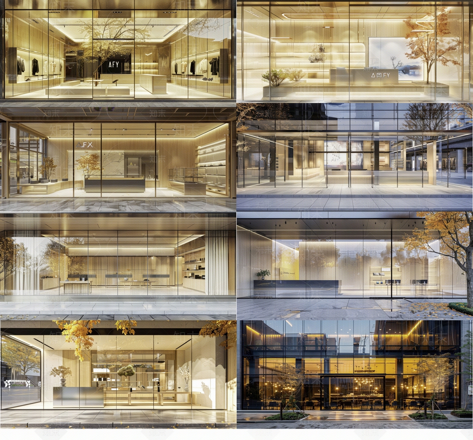 现代橱窗贴图下载【ID:1198155393】