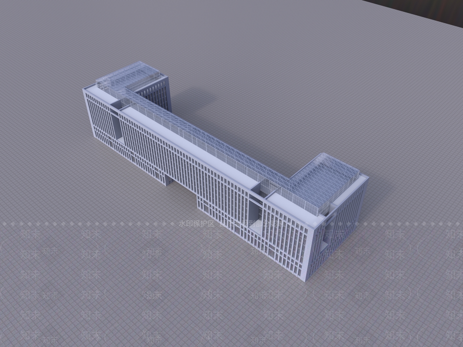 现代办公楼3D模型下载【ID:1198157300】