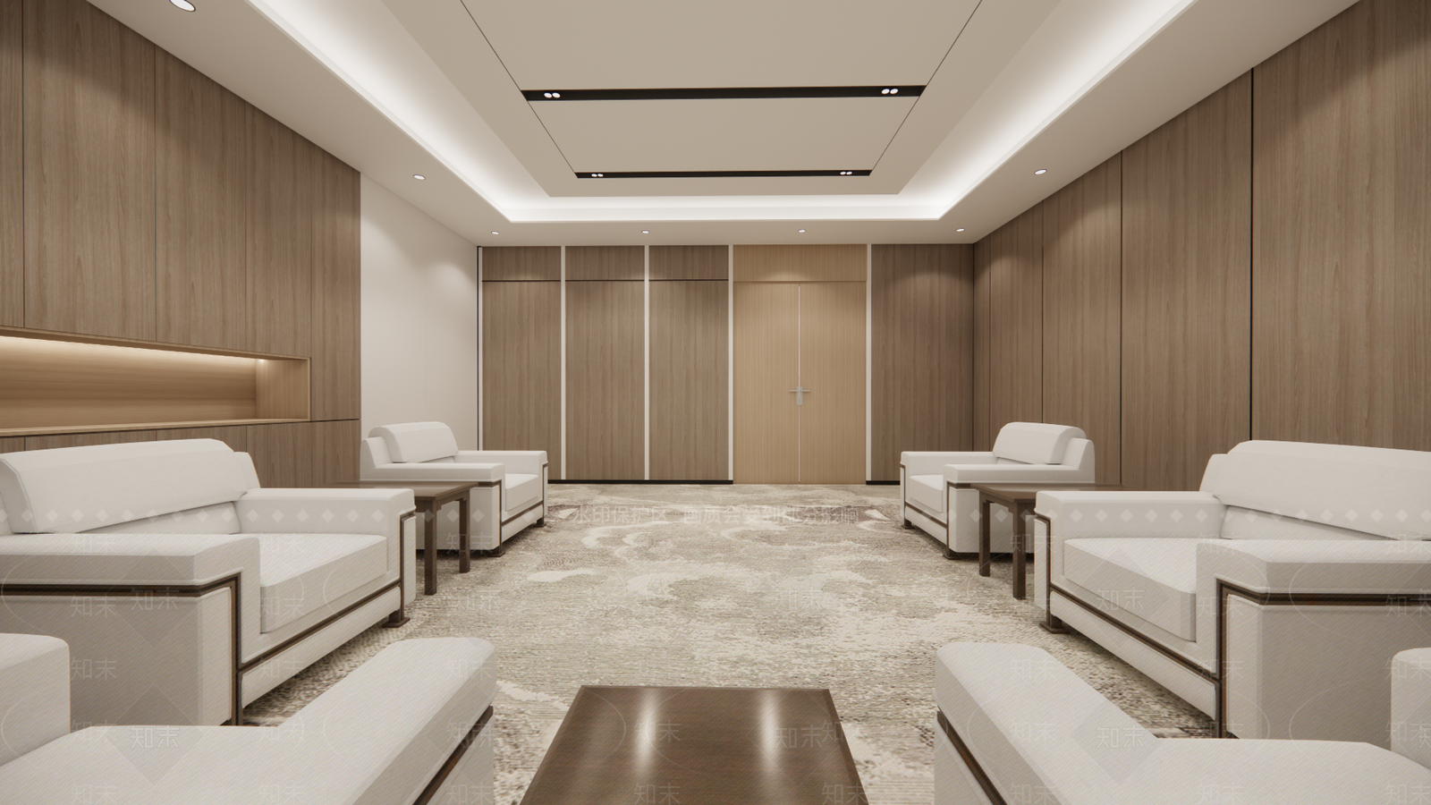 现代单人沙发SU模型下载【ID:1198159531】