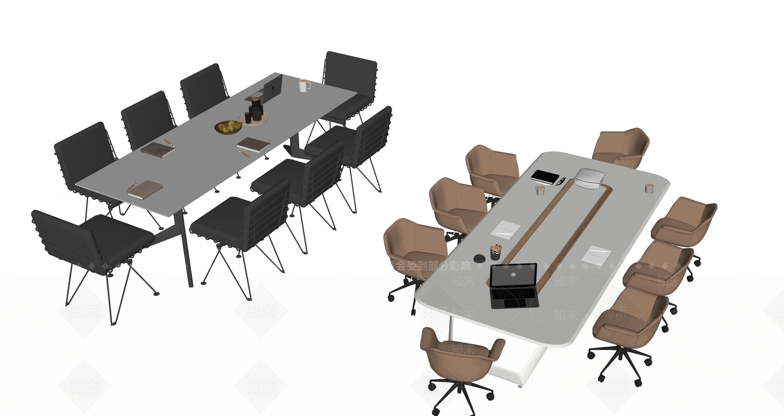 现代会议室SU模型下载【ID:1198160923】