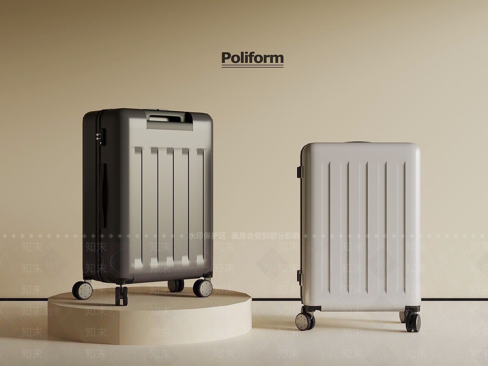 行李箱3D模型下载【ID:1198167060】