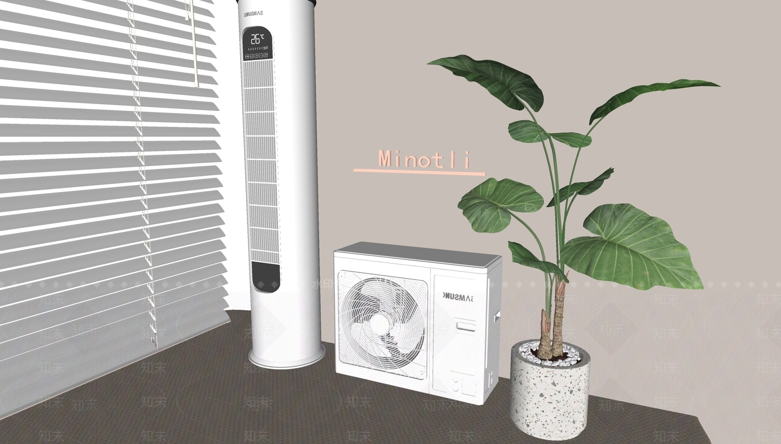 空调SU模型下载【ID:1198167190】