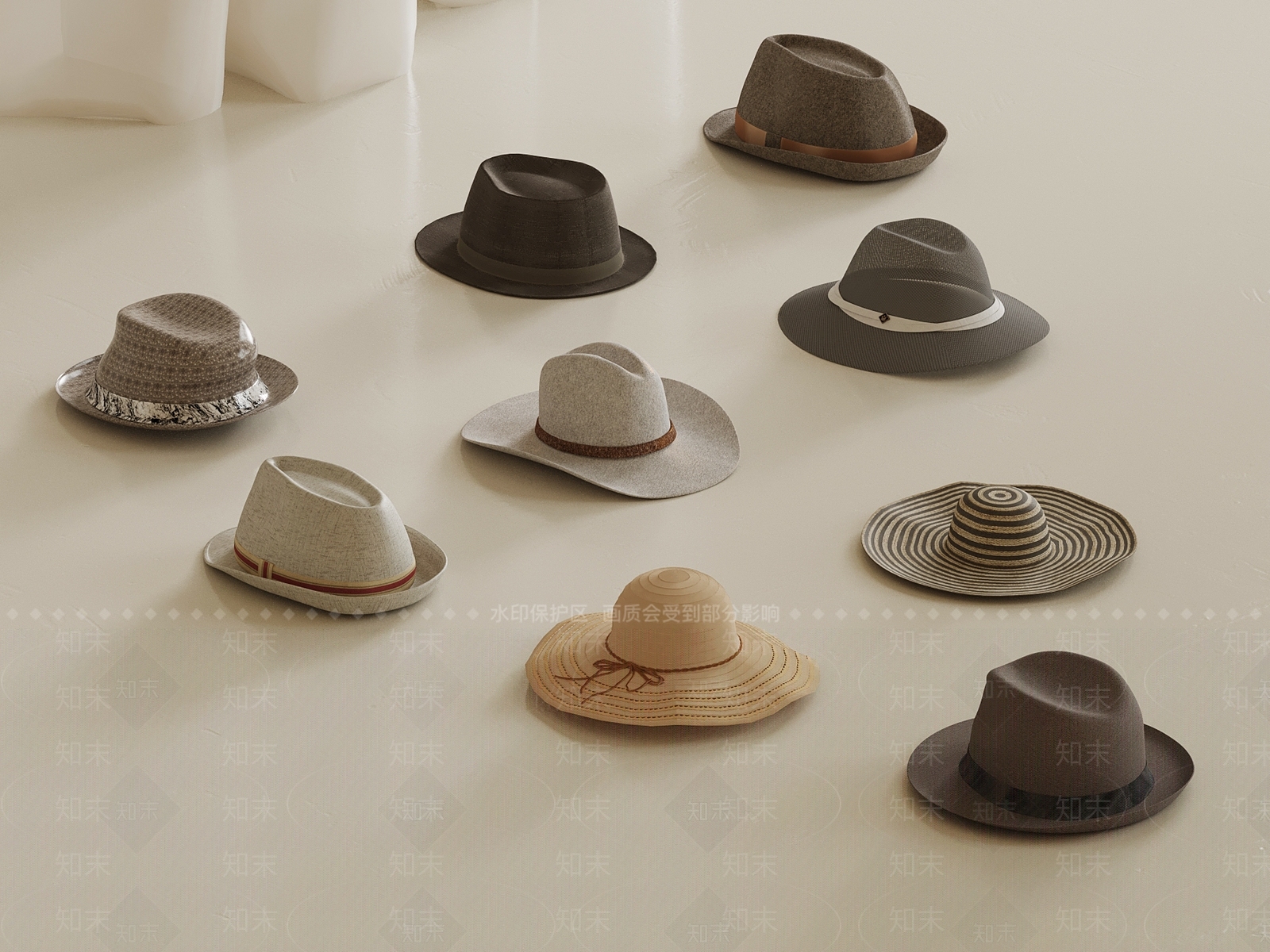 帽子3D模型下载【ID:1198171148】