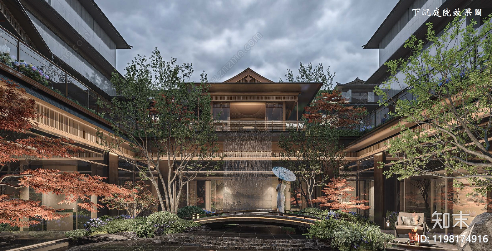 建发宋风廊亭轩施工图下载【ID:1198174916】