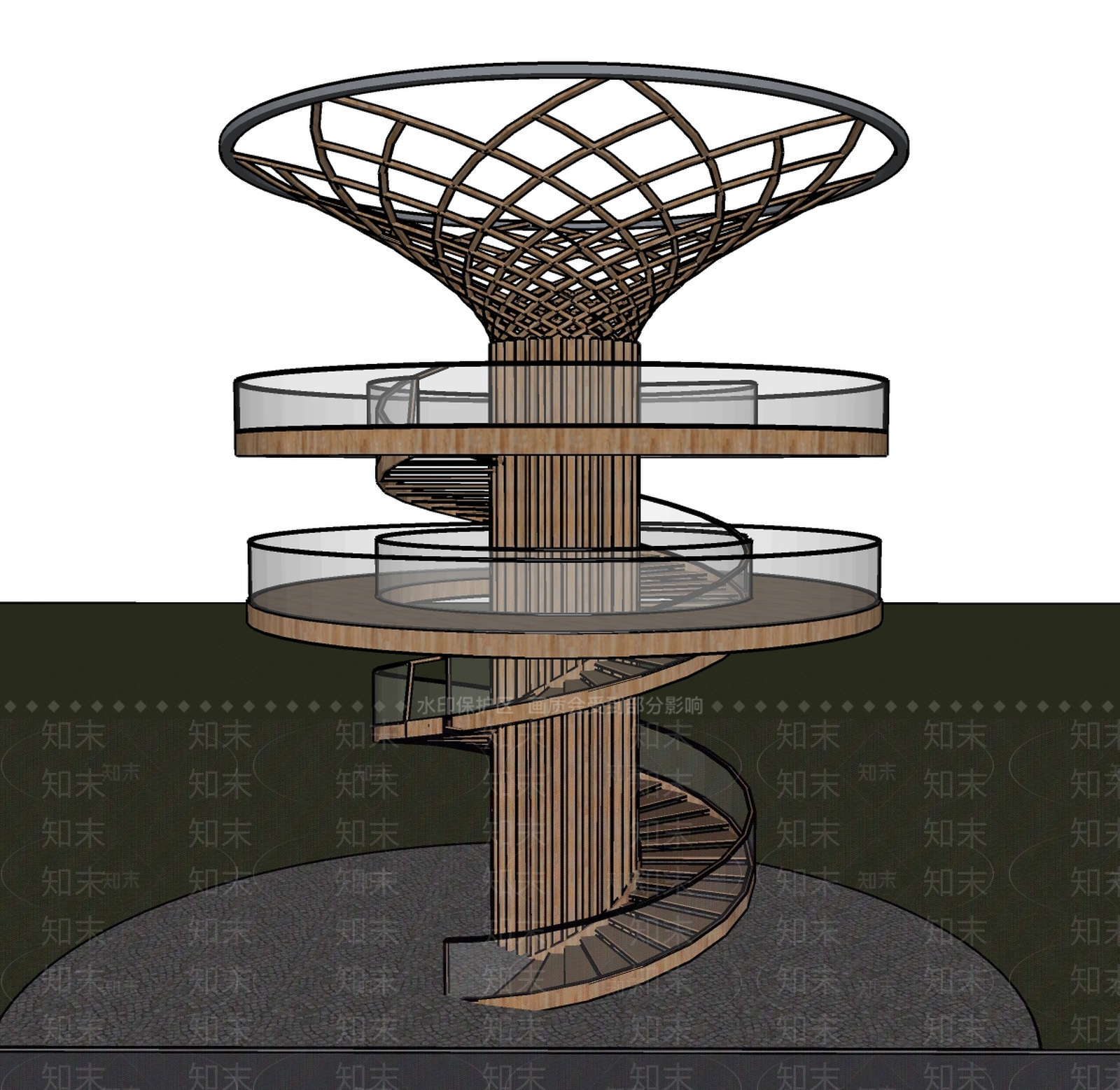 现代其他景观小建筑SU模型下载【ID:1198179283】