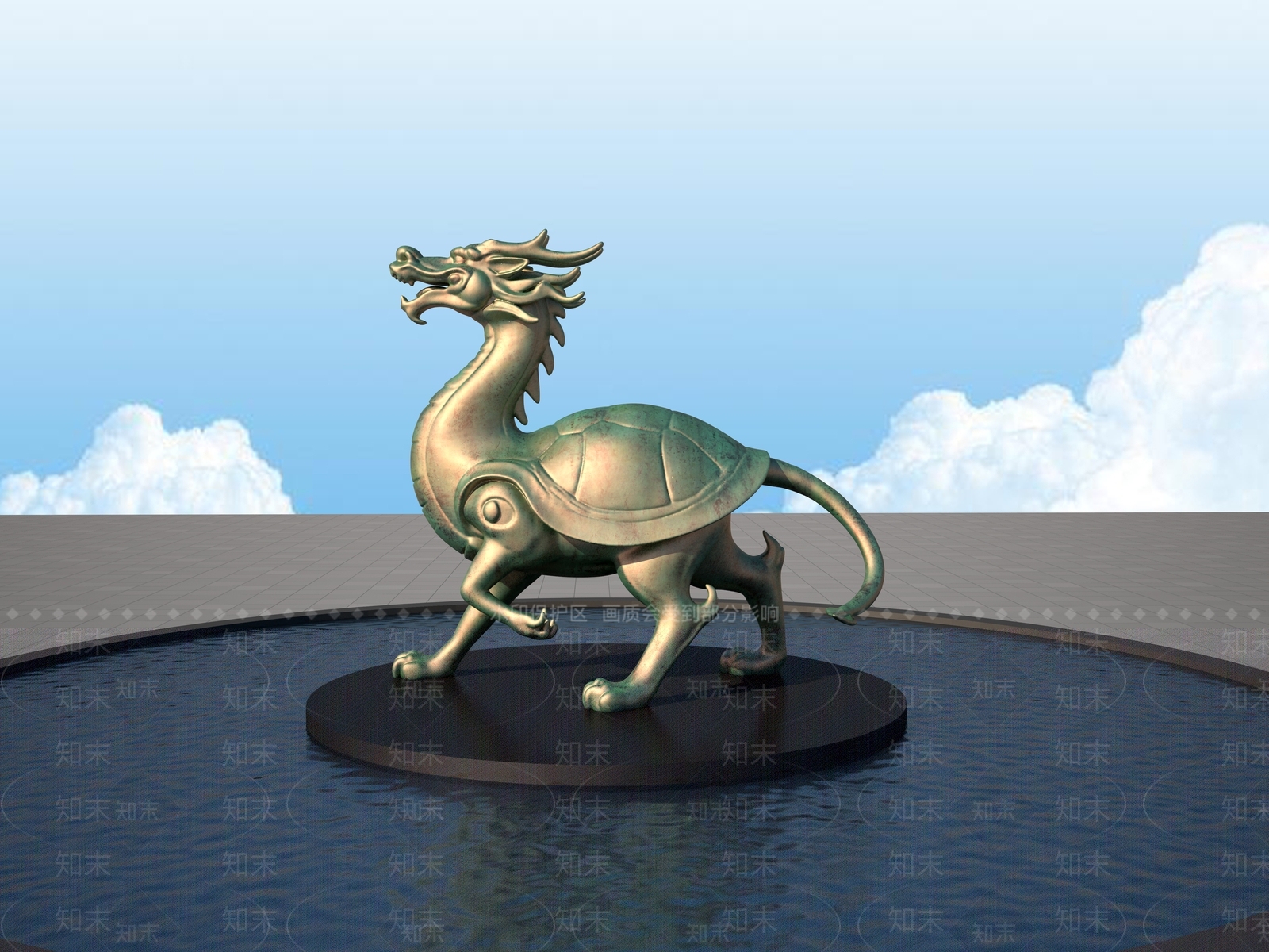 现代景观雕塑3D模型下载【ID:1198178712】
