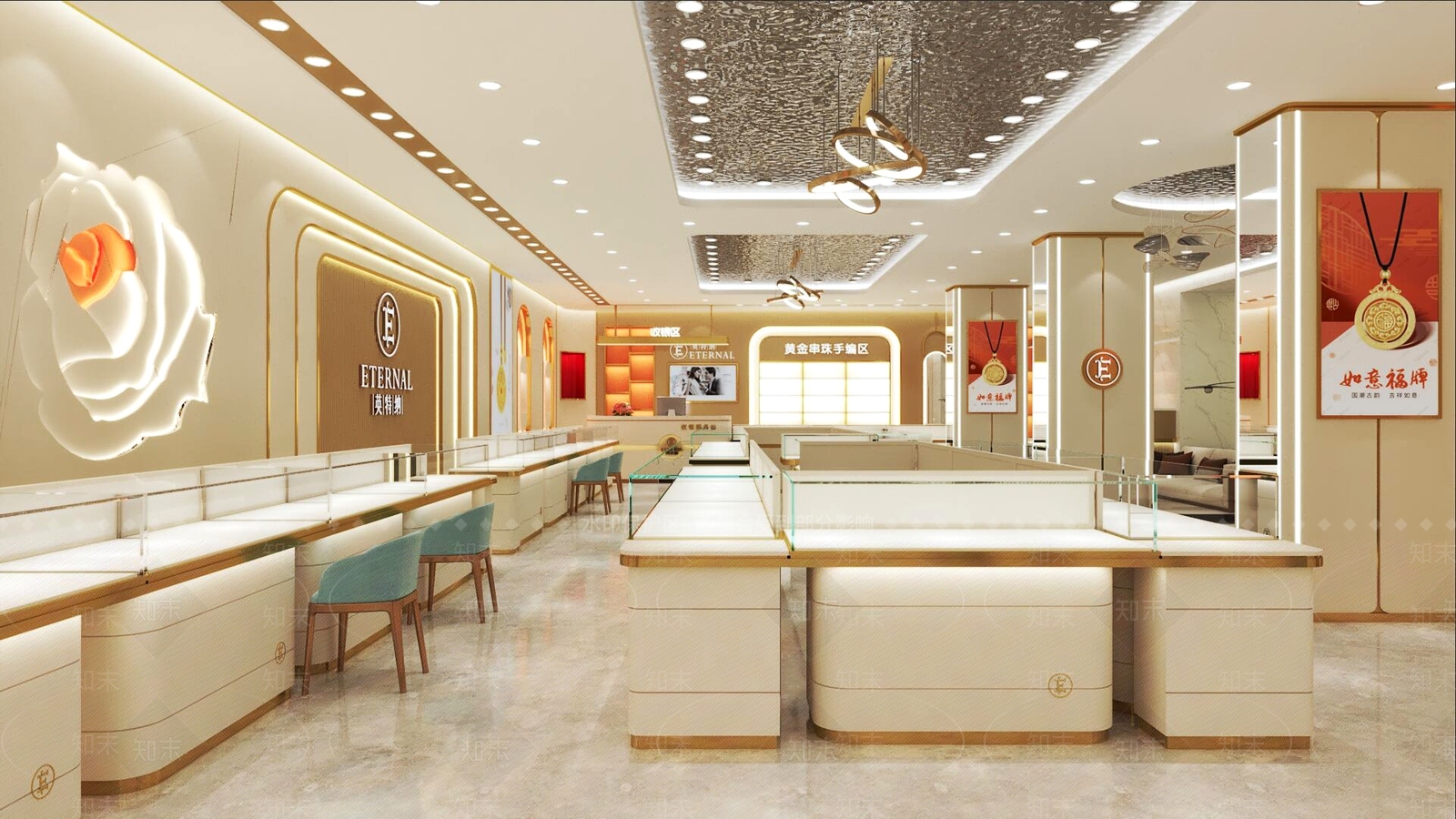 现代珠宝店3D模型下载【ID:1198190101】