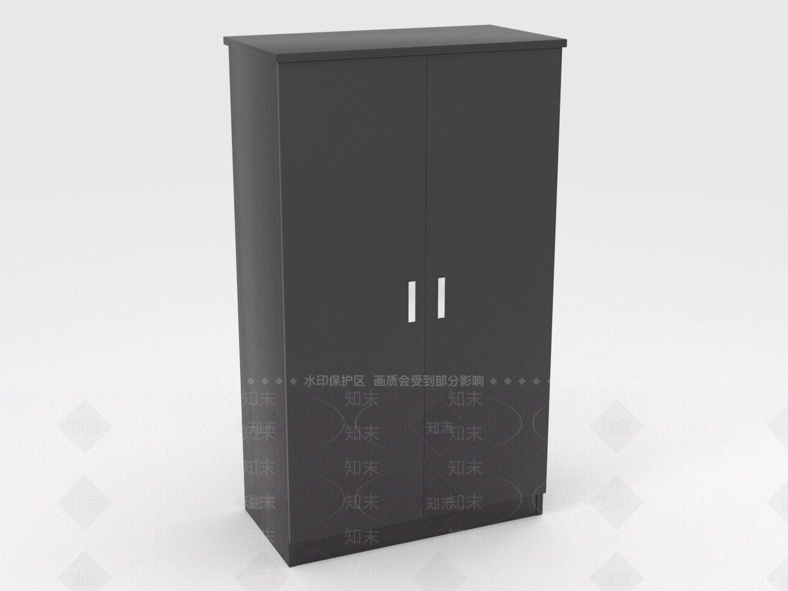 极简衣柜3D模型下载【ID:1198189579】