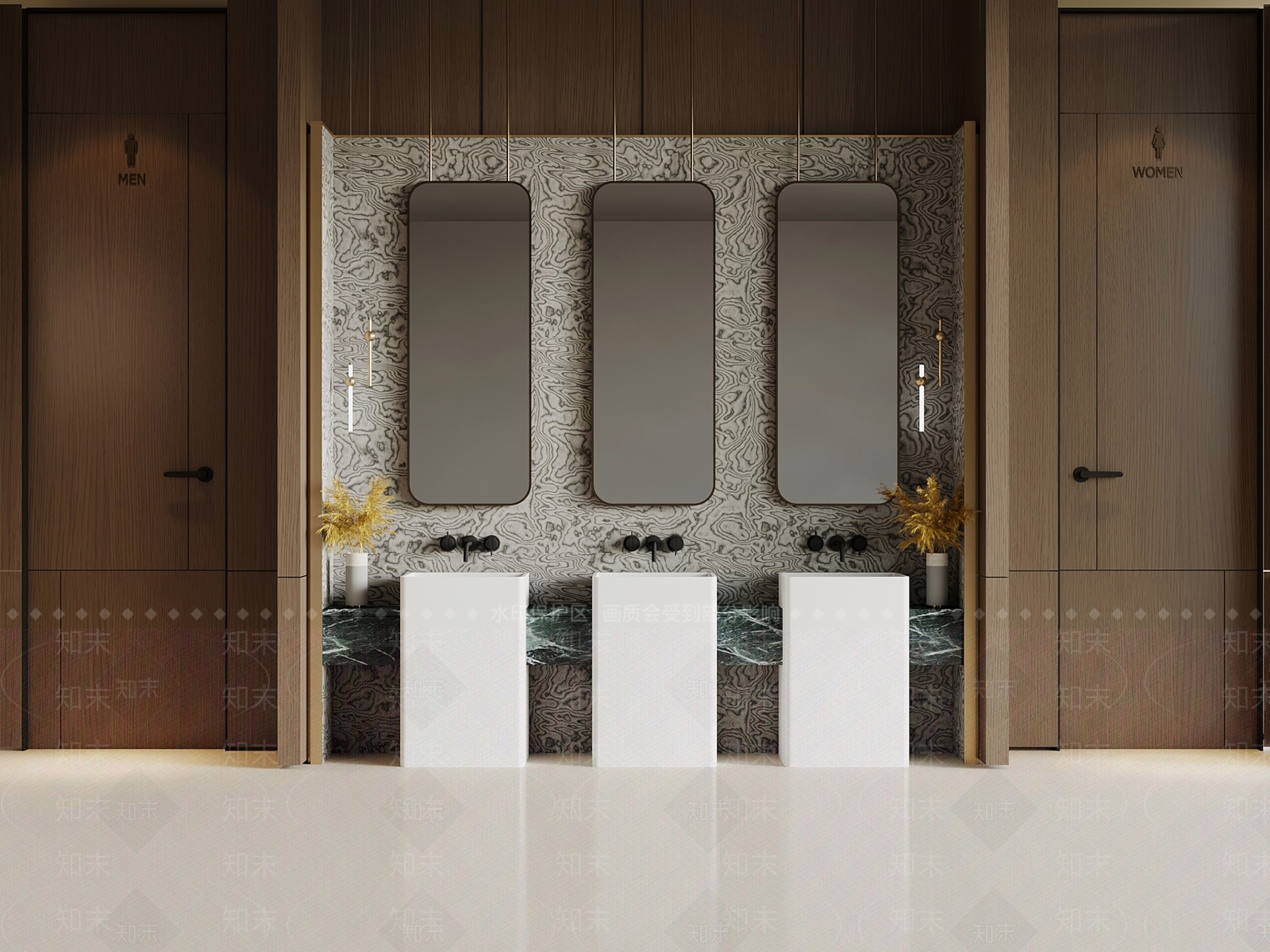 现代卫生间3D模型下载【ID:1198190790】