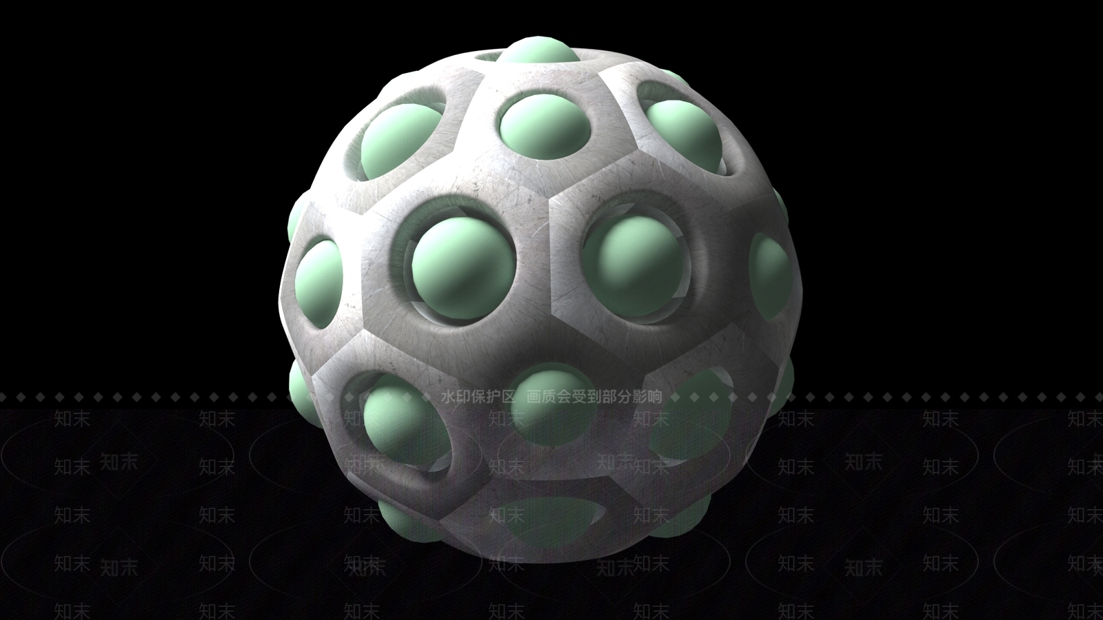 现代景观雕塑3D模型下载【ID:1198192278】