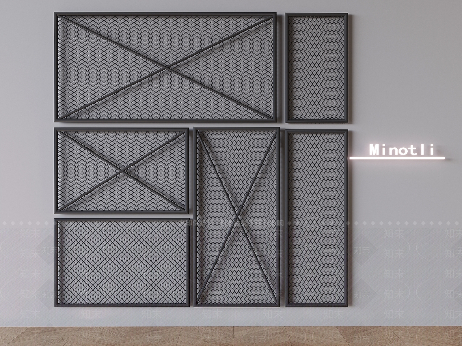 现代其他围挡围栏3D模型下载【ID:1198196312】