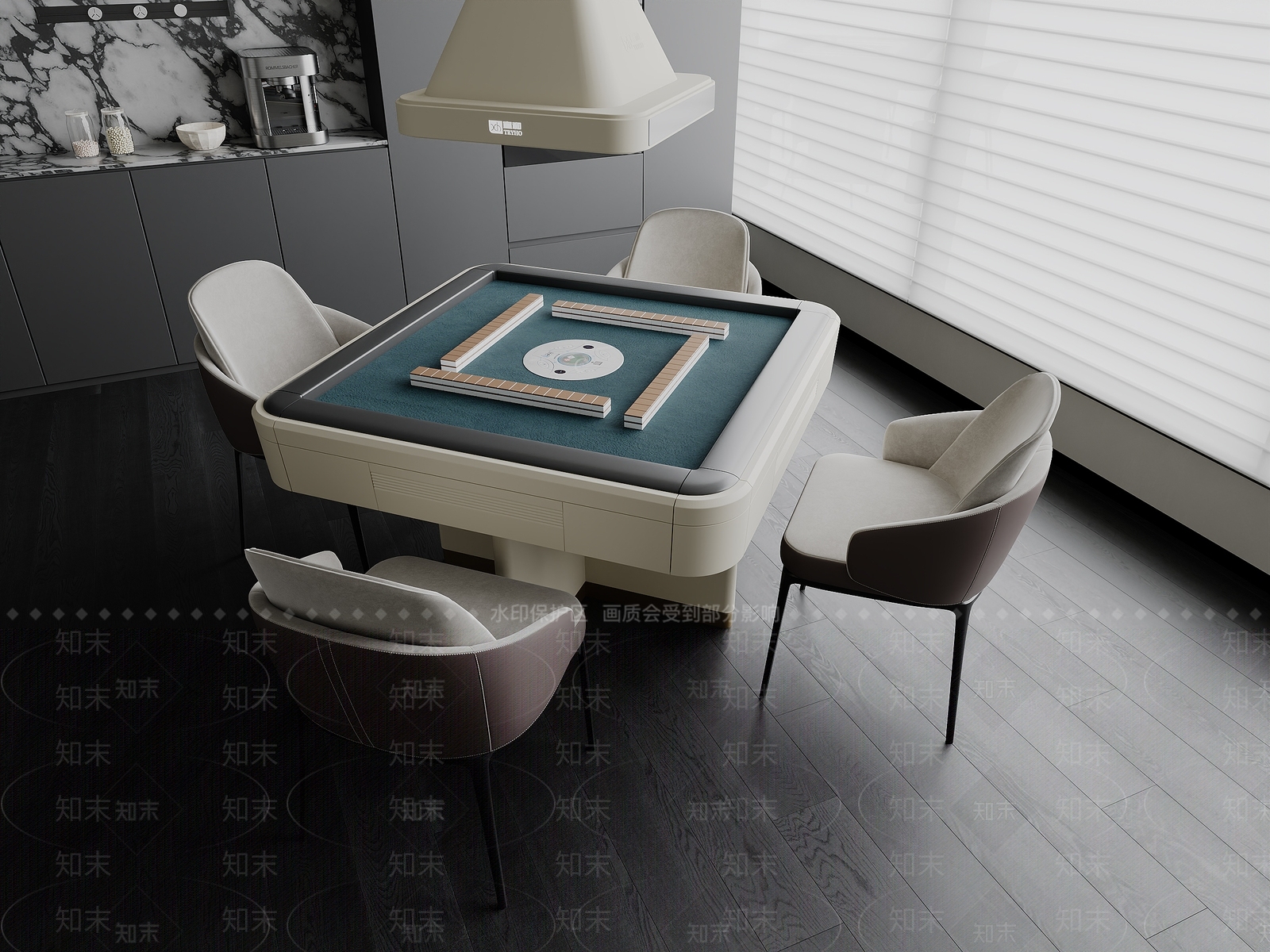 麻将桌3D模型下载【ID:1198201684】