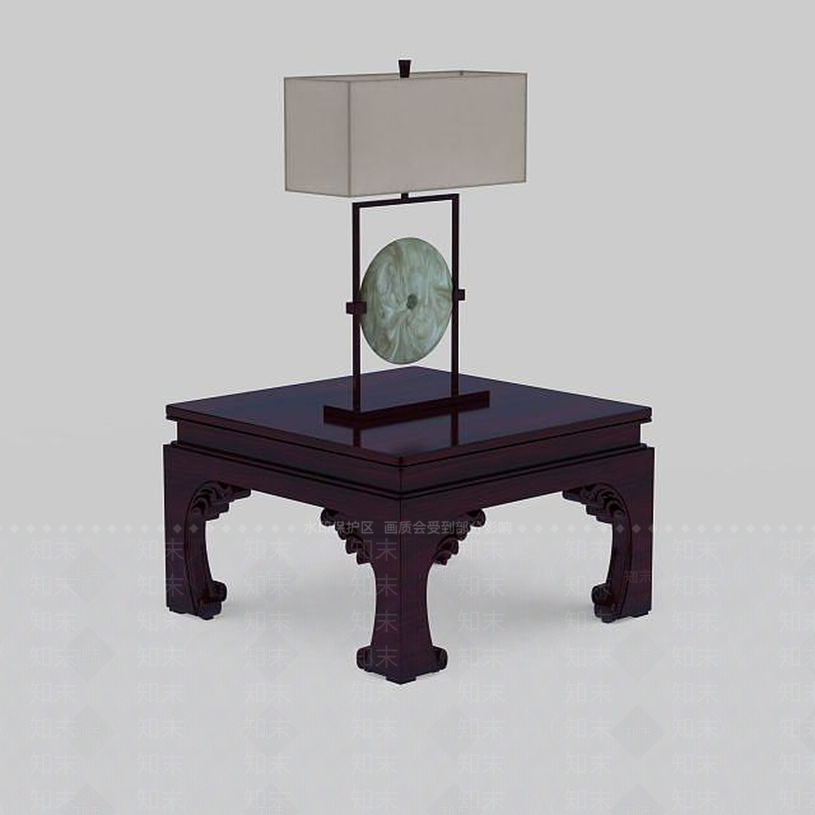 中式室内中式台灯3D模型下载【ID:1198209952】