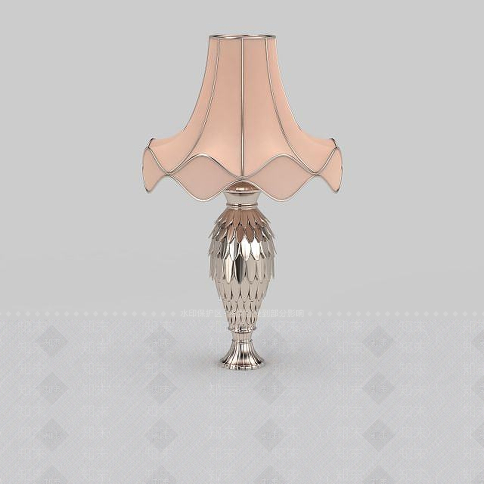 欧式古典欧式简约台灯3D模型下载【ID:1198210165】