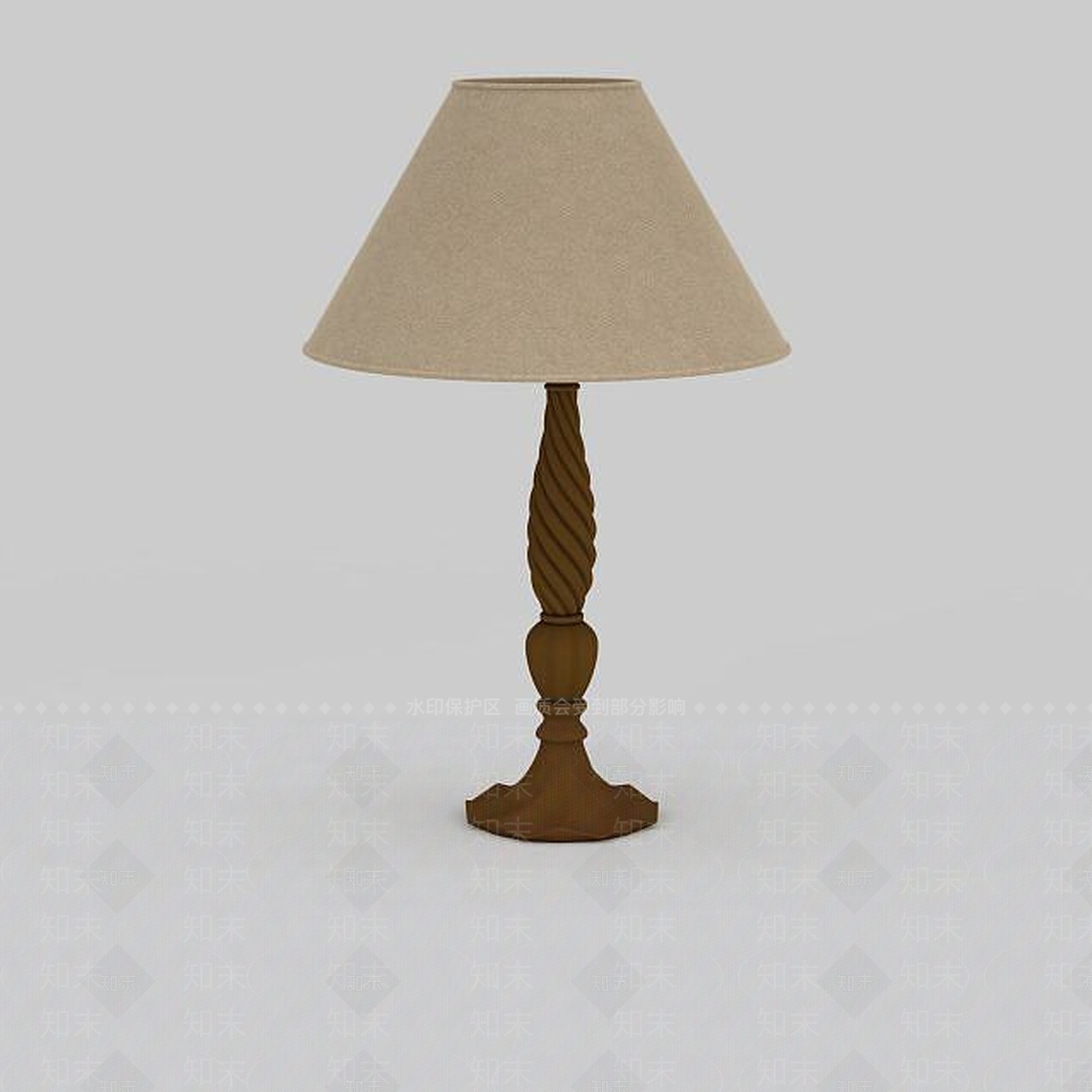 欧式古典欧式台灯3D模型下载【ID:1198210434】