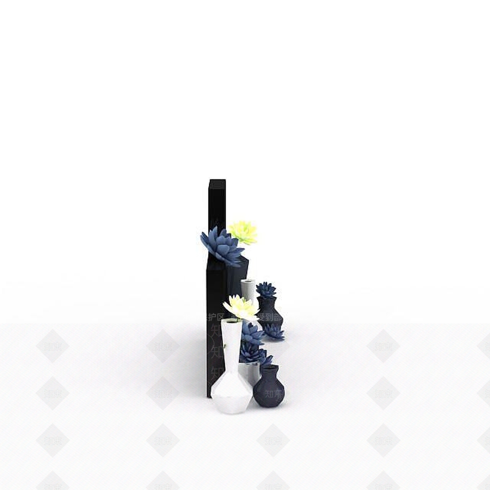 现代创意陈设品3D模型下载【ID:1198211138】