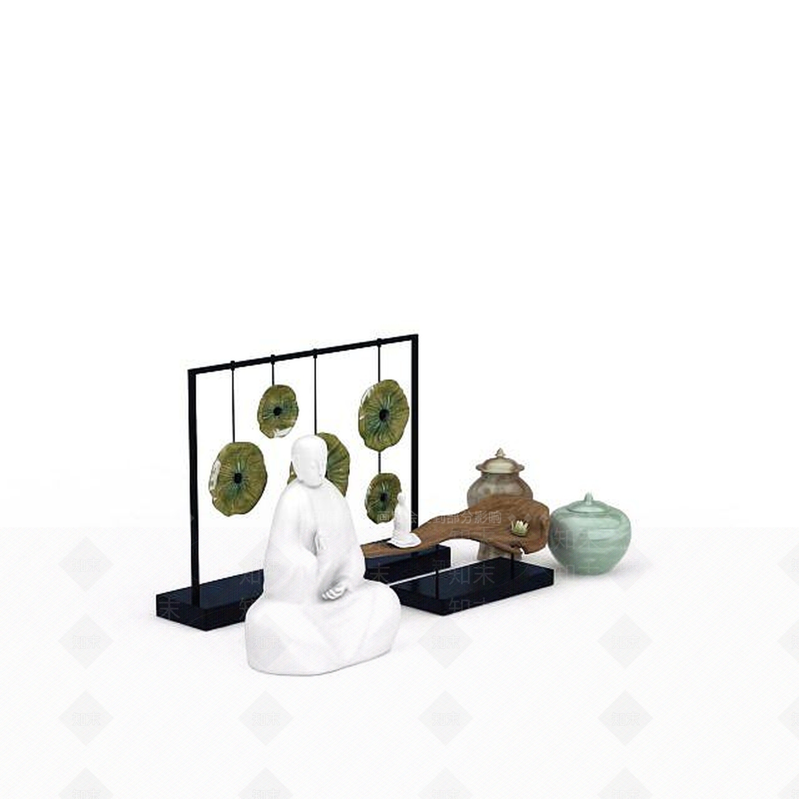 现代创意摆件3D模型下载【ID:1198211237】