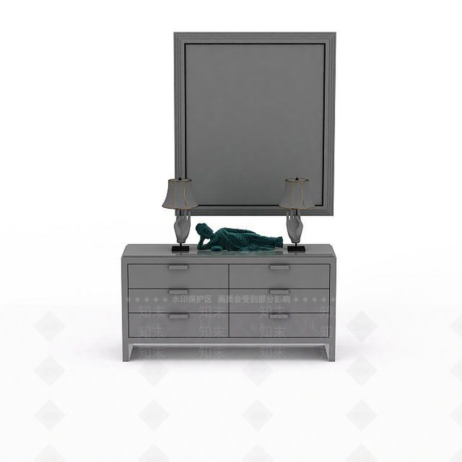 现代客厅桌子3D模型下载【ID:1198211334】