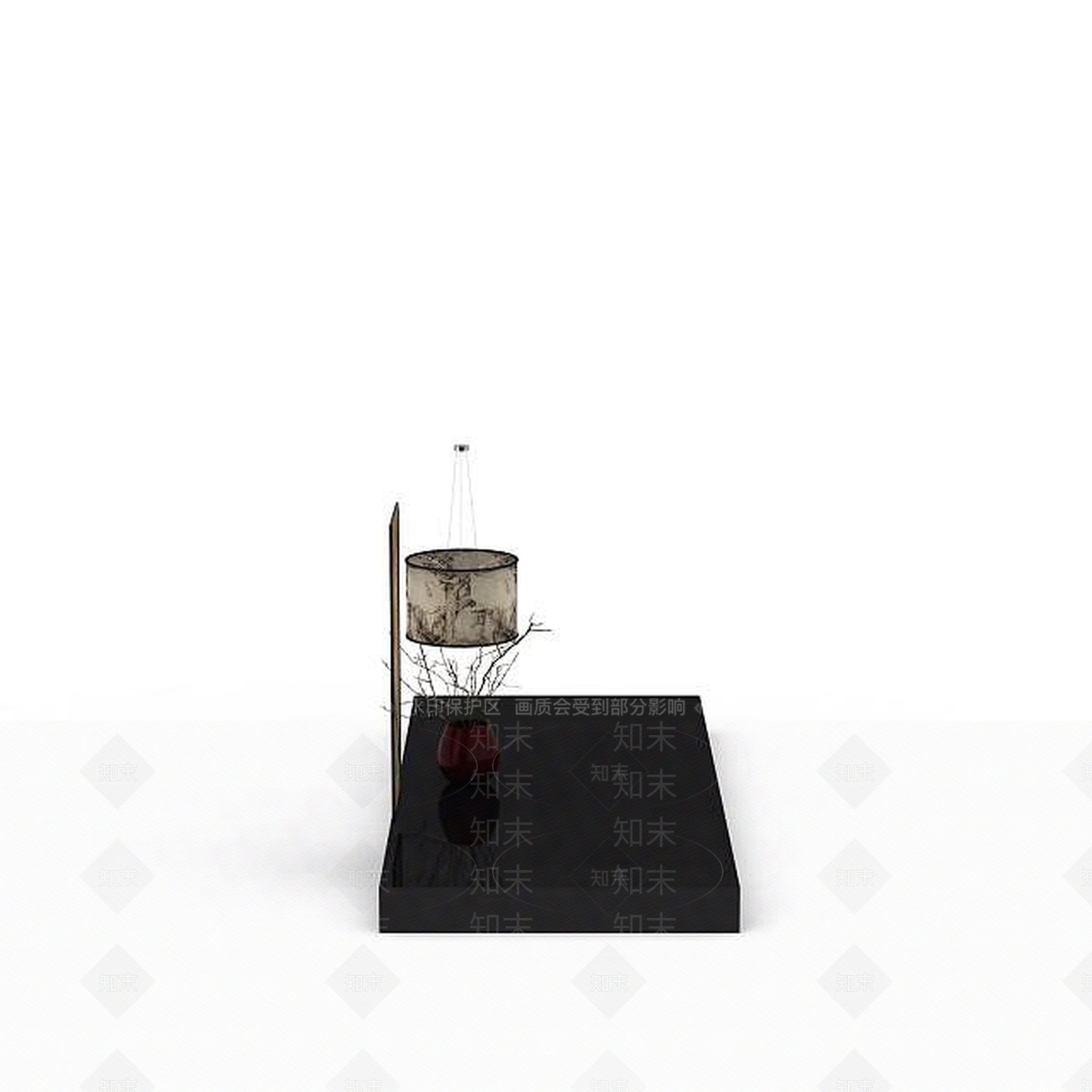 现代客厅陈设品3D模型下载【ID:1198212787】