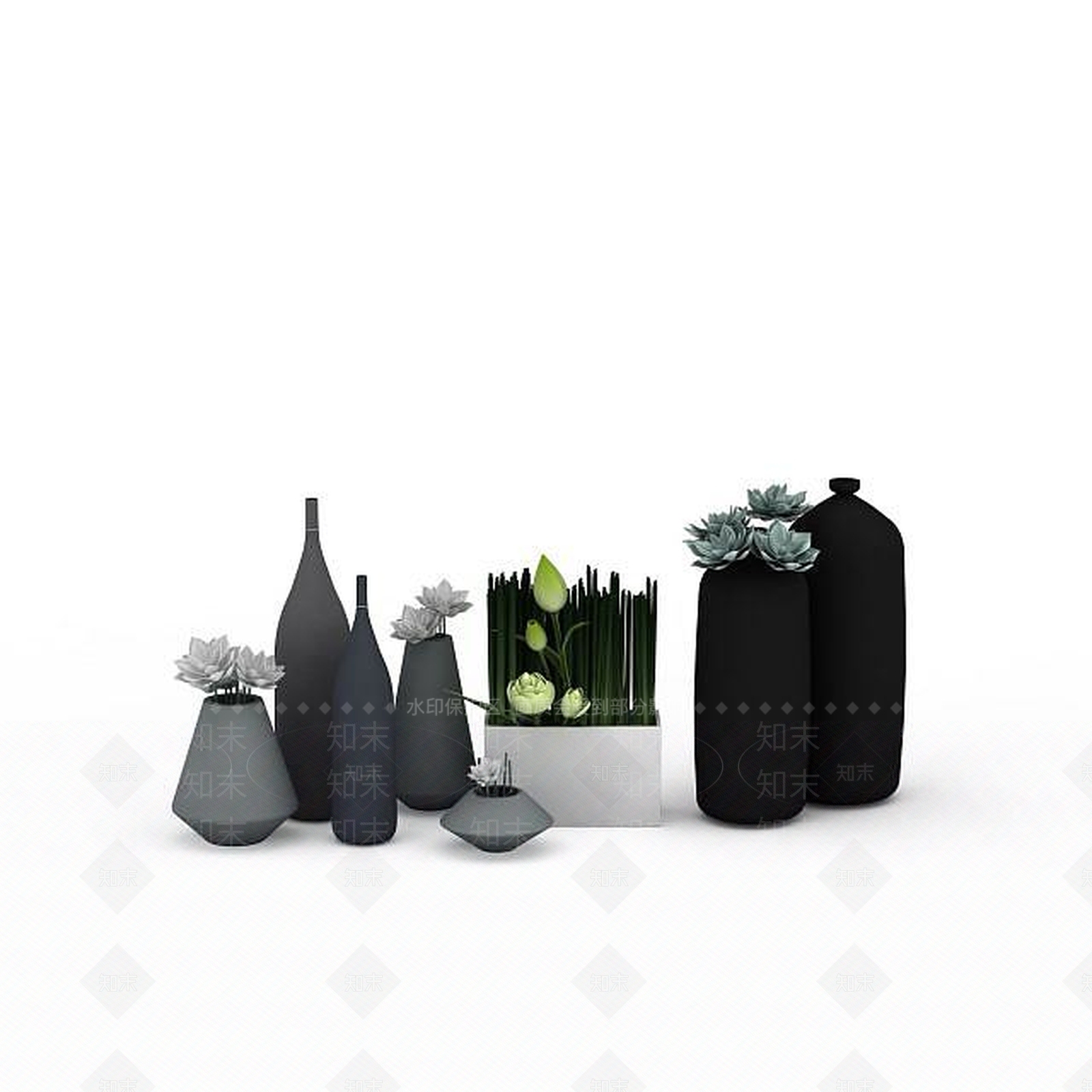 现代工艺品摆件3D模型下载【ID:1198212967】