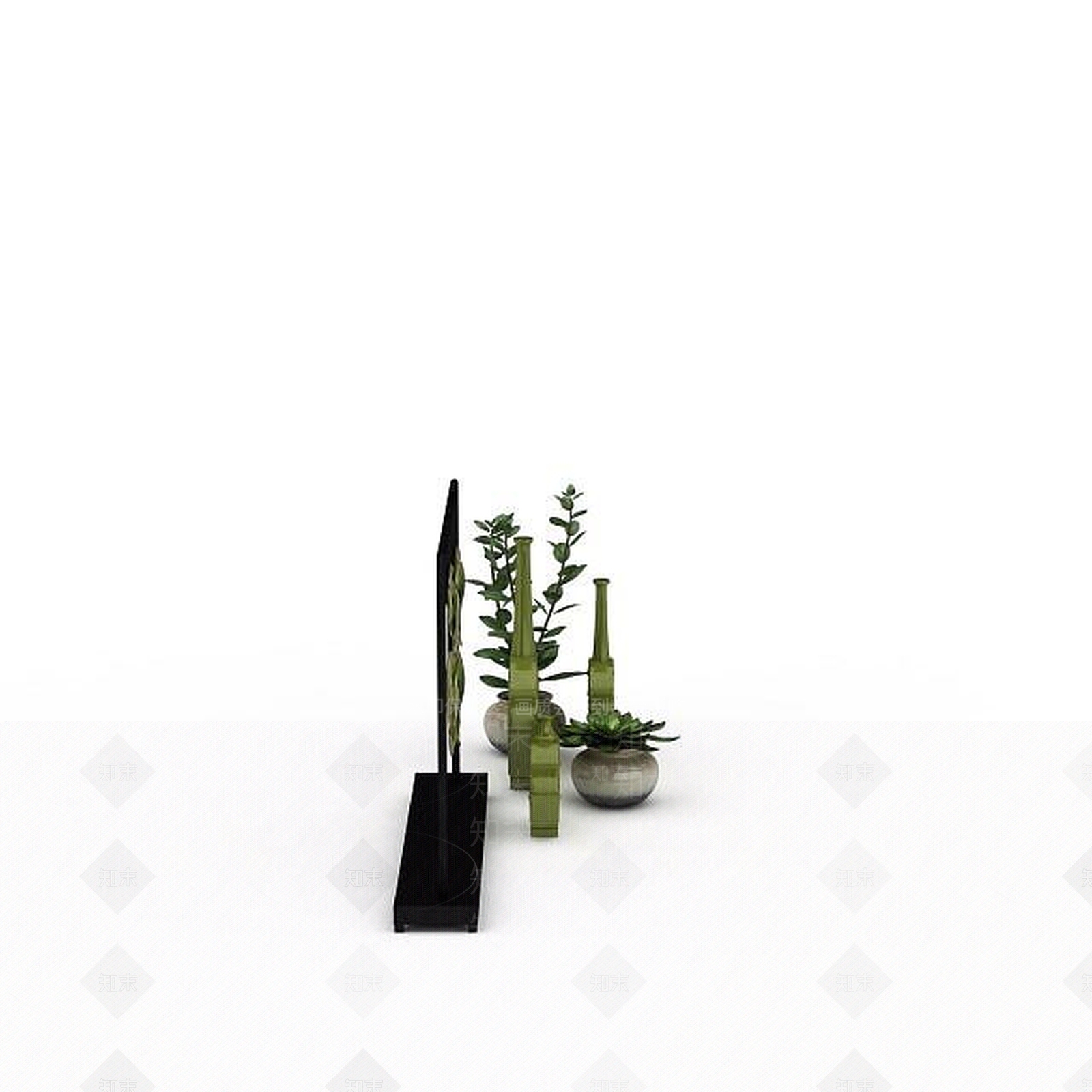 现代工艺品摆件3D模型下载【ID:1198213255】