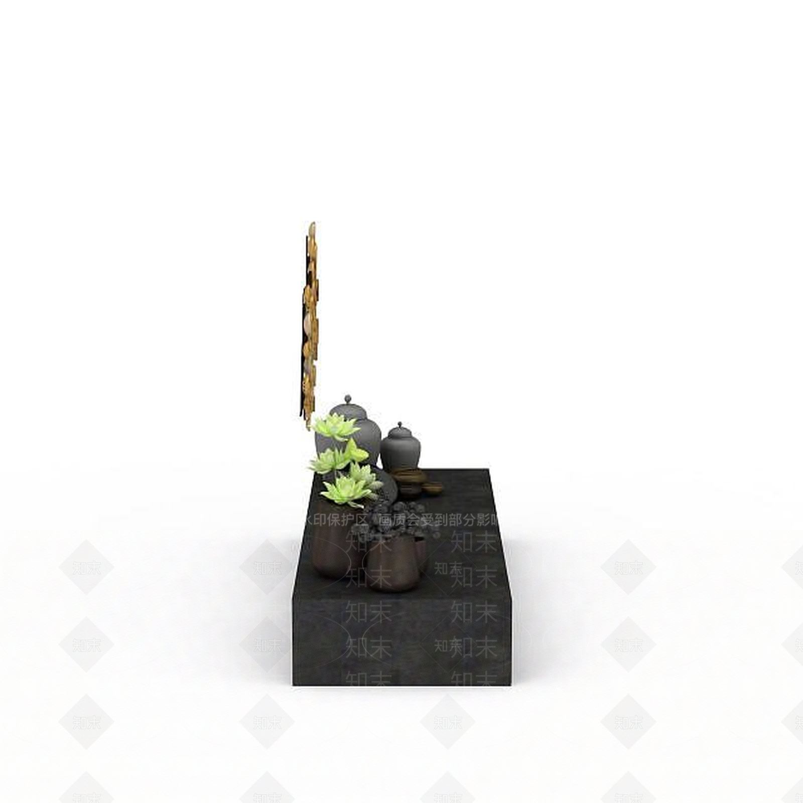 现代工艺品摆件3D模型下载【ID:1198213630】